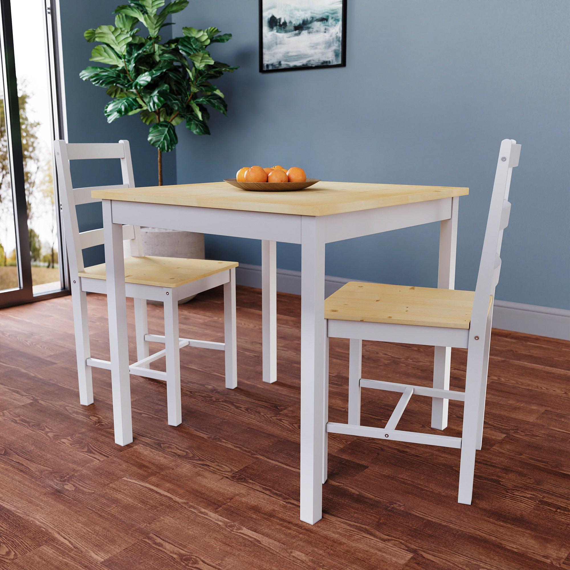 White & Pine - Lassic - Vida Designs Yorkshire 2 Seater Dining Set - 1