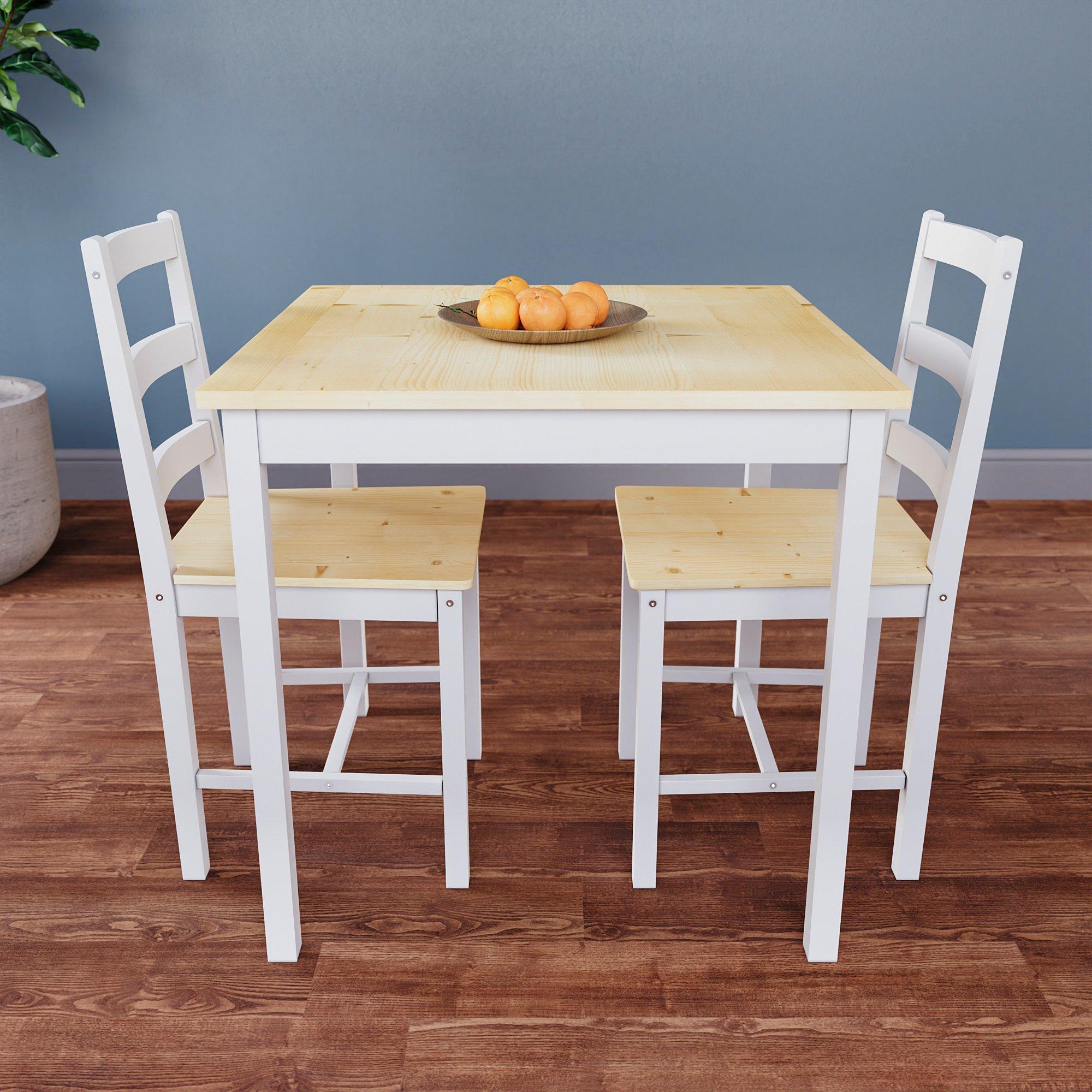 White & Pine - Lassic - Vida Designs Yorkshire 2 Seater Dining Set - 3