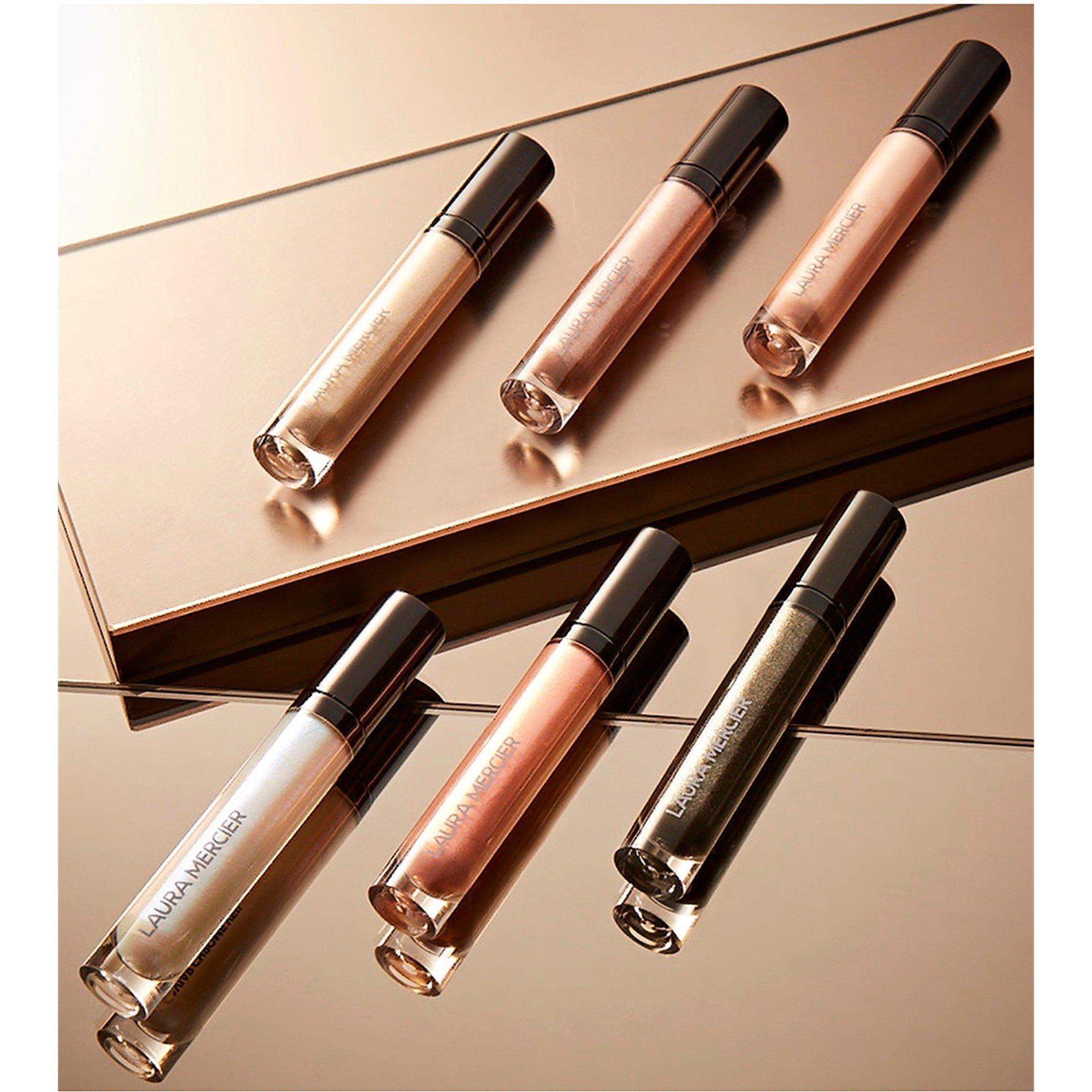 WHITE 01 - Laura Mercier - Women's Caviar Chrome Veil Liquid Eyeshadow - 3