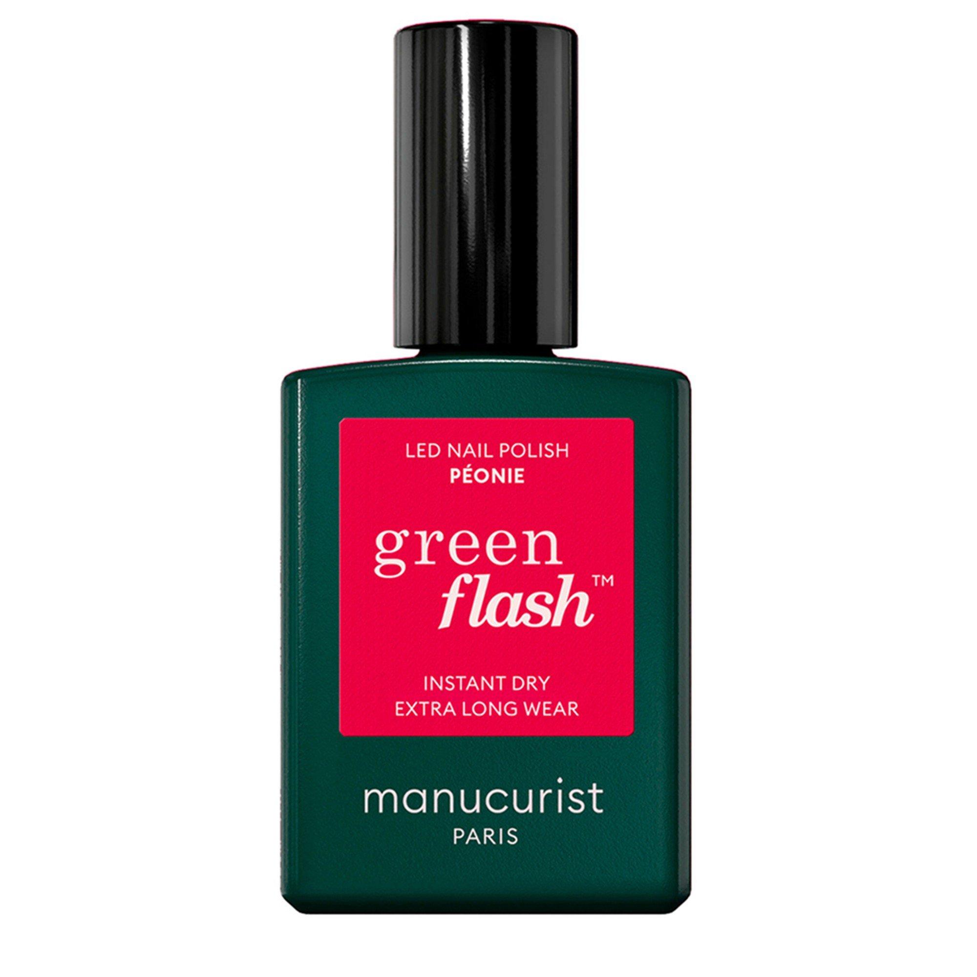 Women's Green Flash Gel Nail Polish