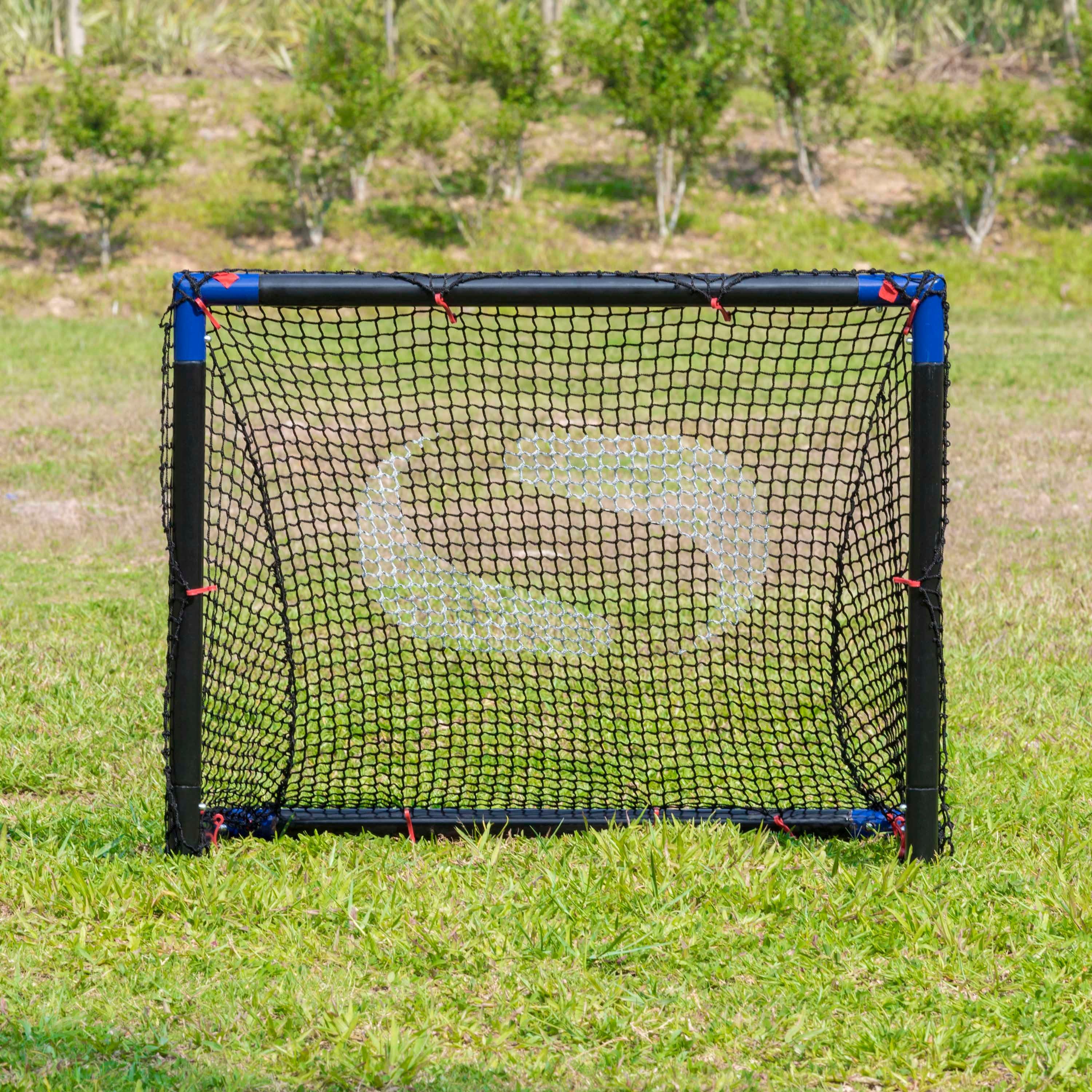 Black/Blue - Sondico - Ultimate Steel Football Goal - 1