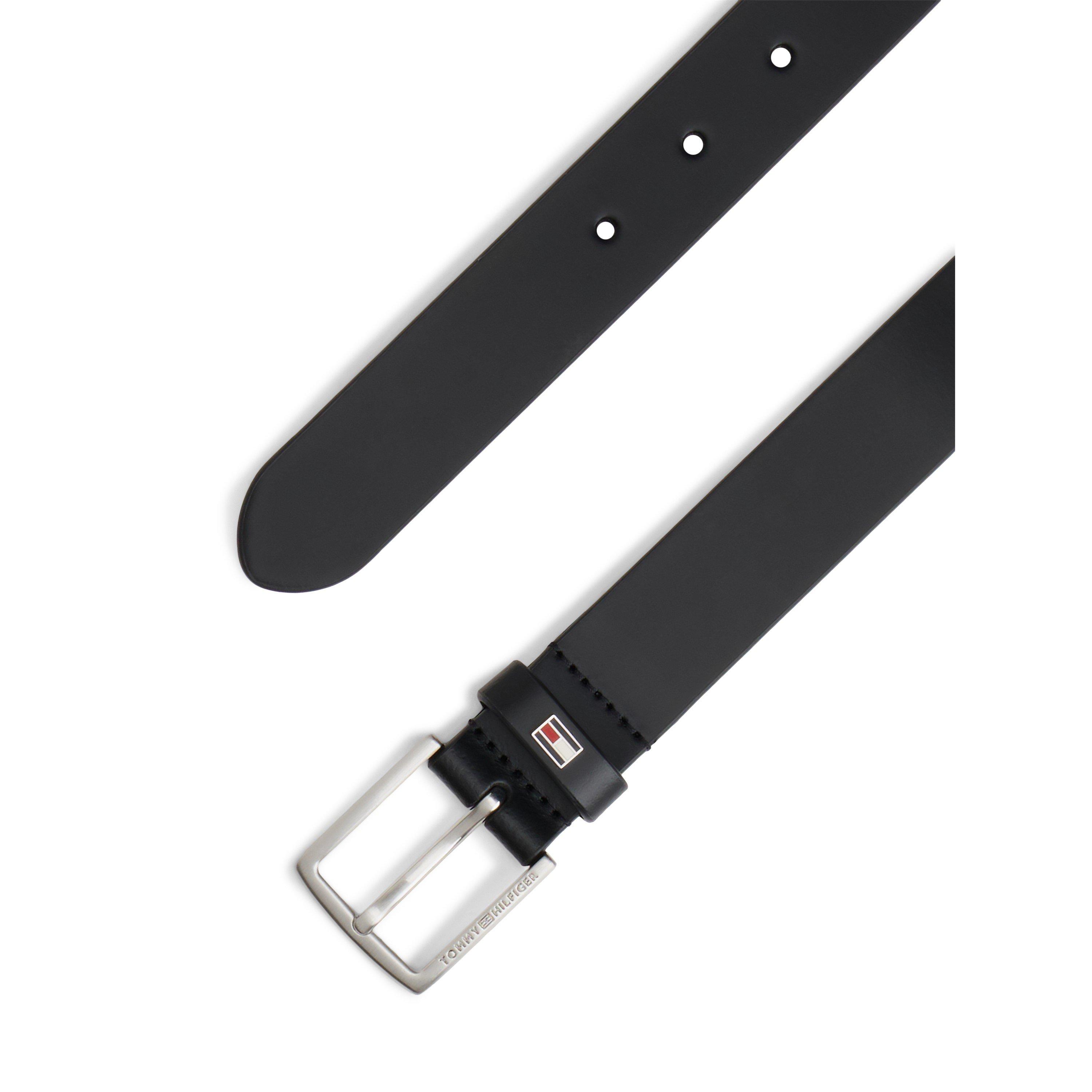 Zwarte BDS - Tommy Hilfiger - Tommy Leather Belt Jn61 - 3