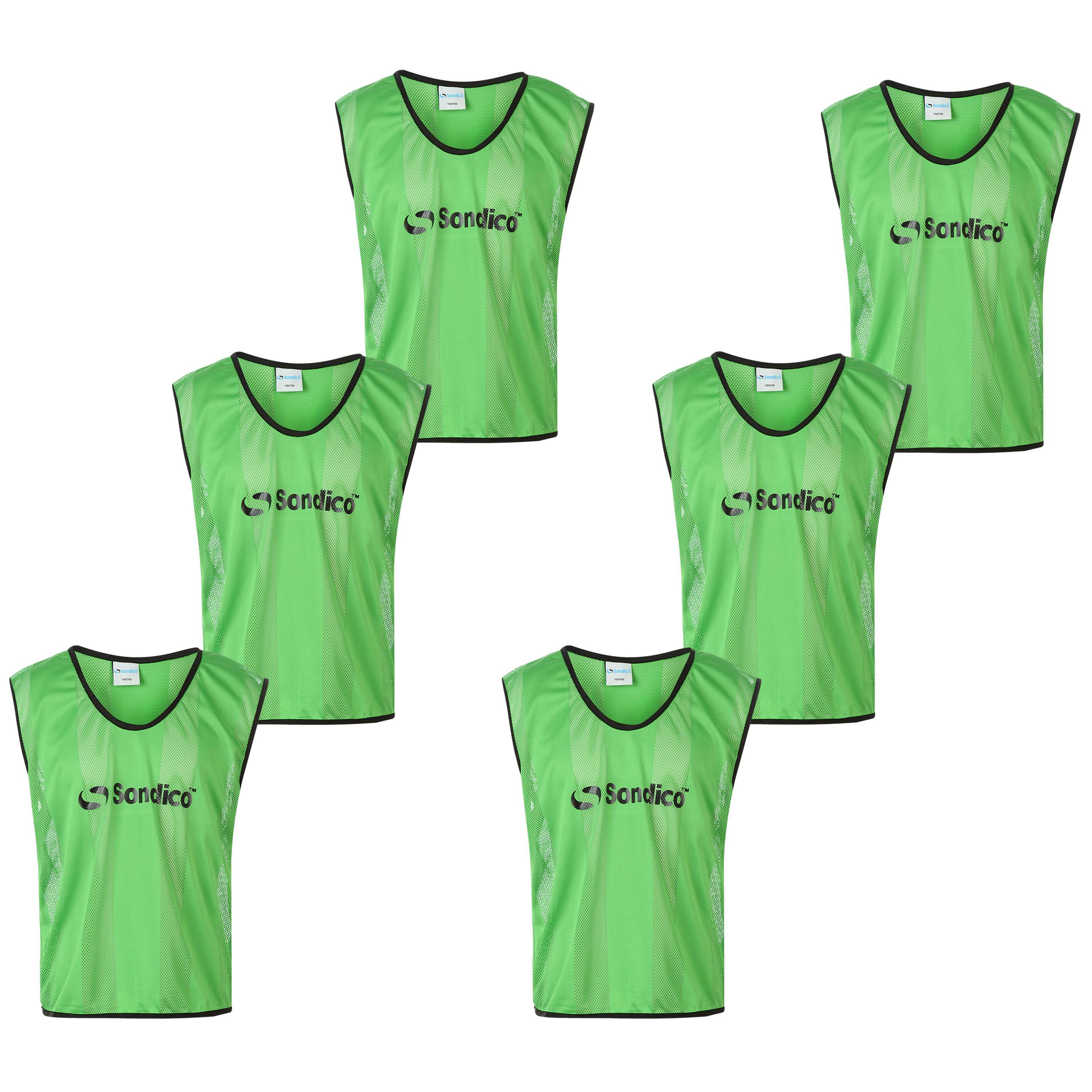 6 Pack Mesh Hi Viz Training Bibs