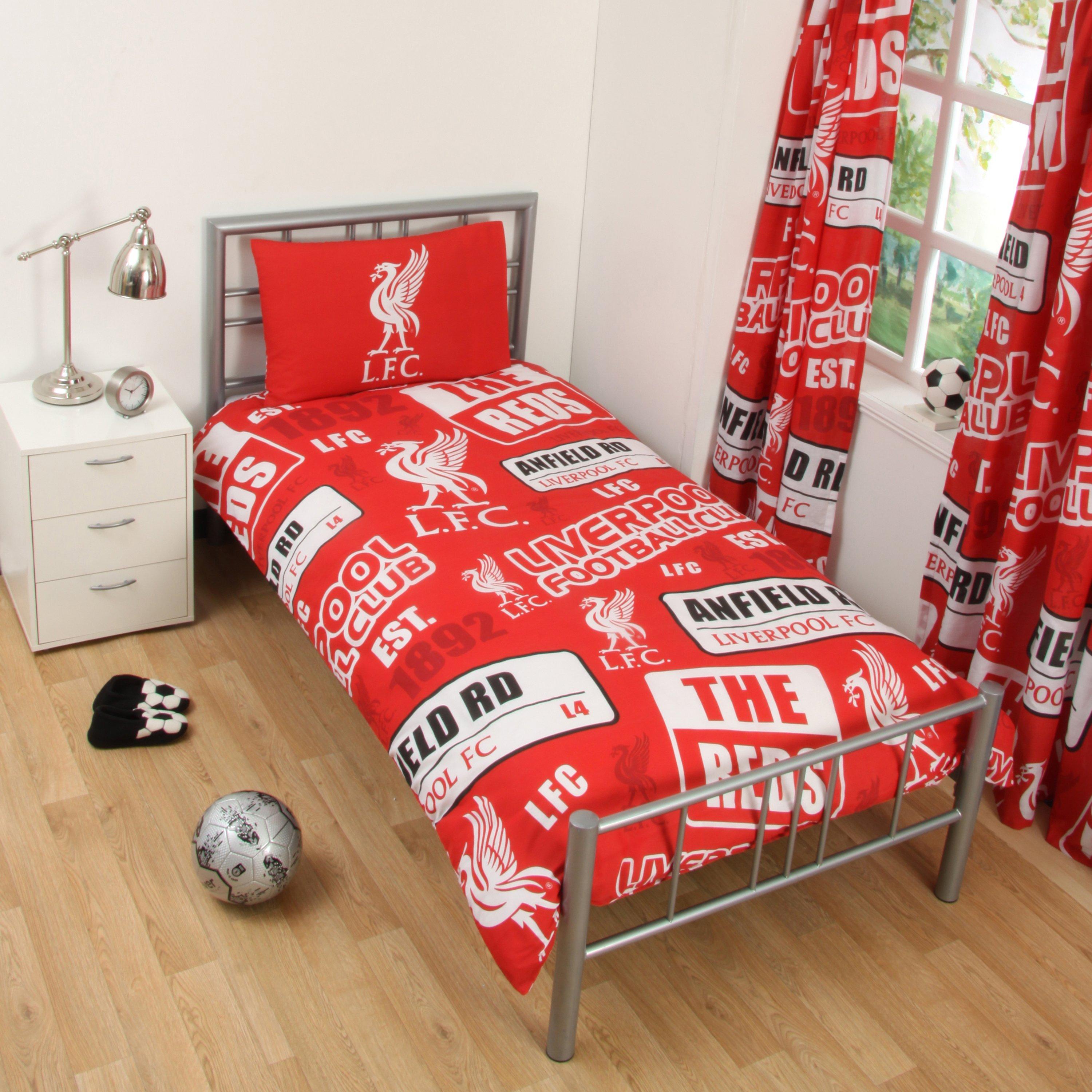Team  Football Single Duvet Set - Liverpool