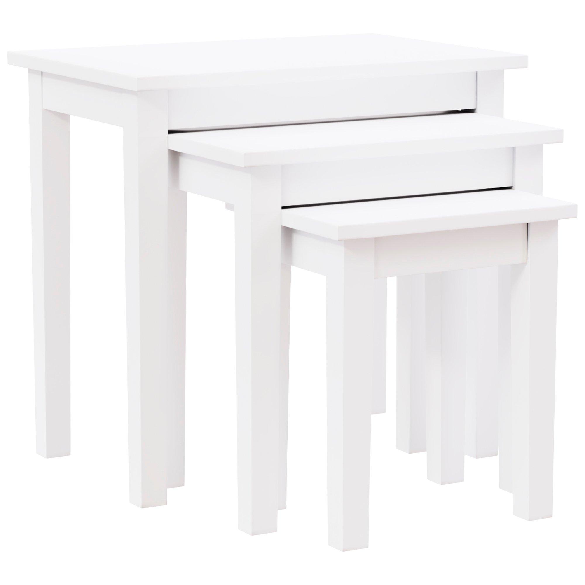 White - Lassic - Vida Designs Yorkshire Nest of 3 Tables - 10