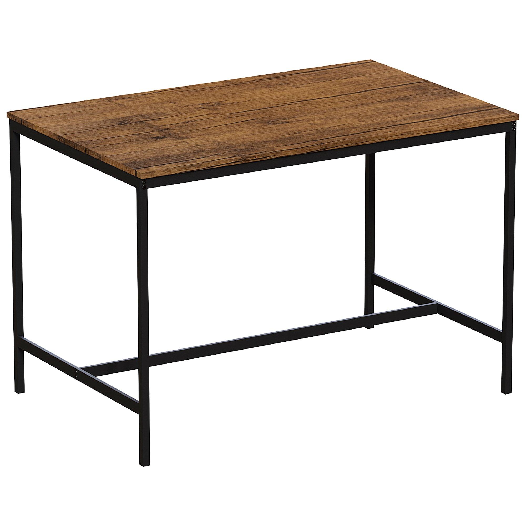 Dark Wood - Lassic - Roslyn 4 Seater Dining Table With Bench Set - 6