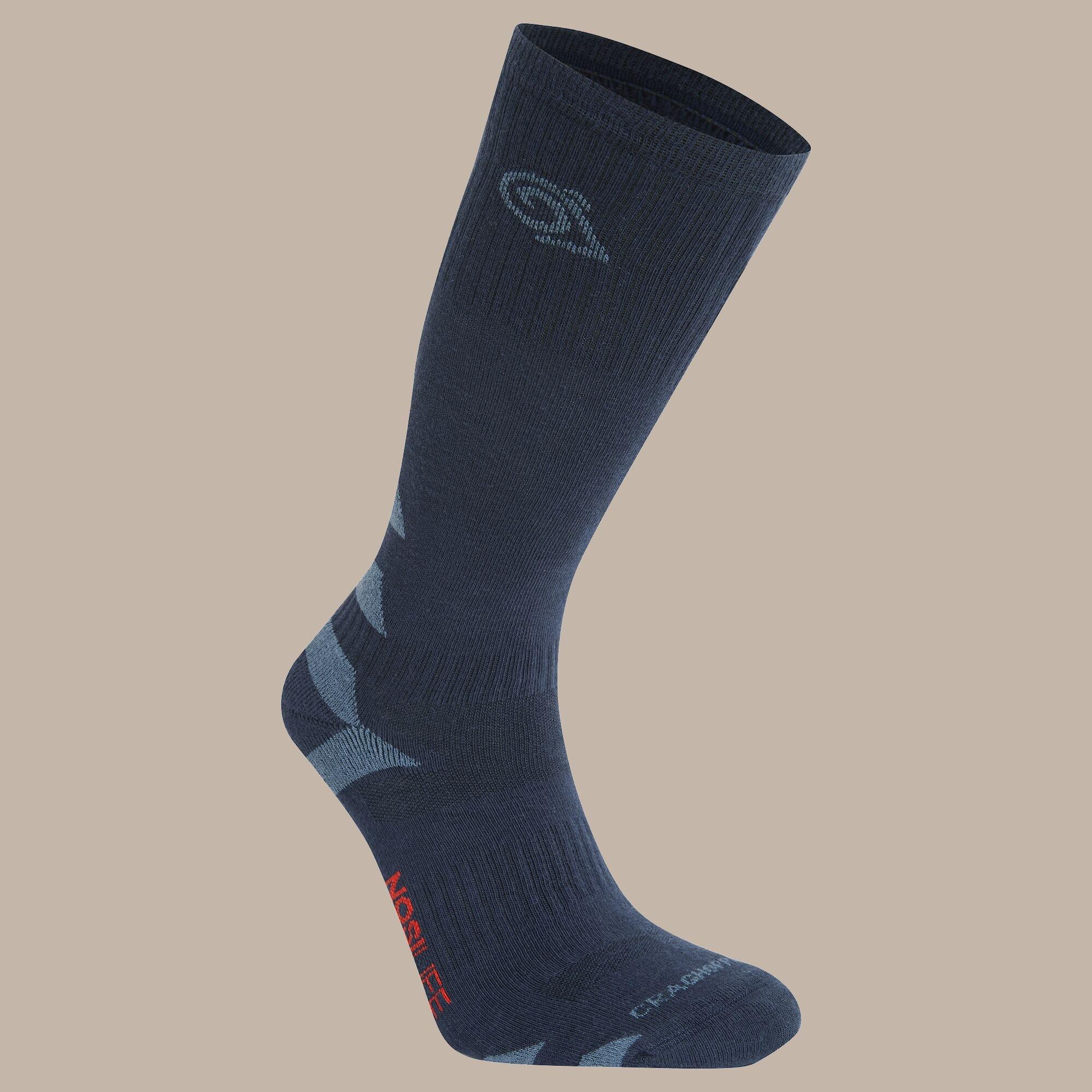 Craghoppers  Nosilife Adventure Lightweight Travel Socks - Blnvy/Blstne - UK3-5