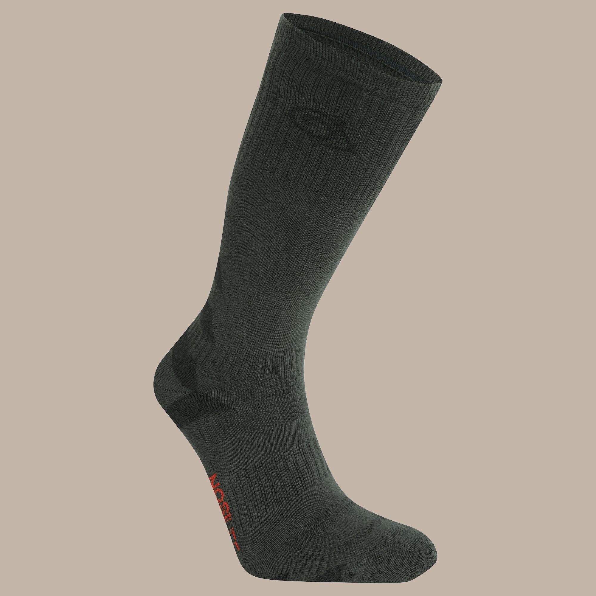 Craghoppers  Nosilife Adventure Lightweight Travel Socks - Blckpep/Blck - UK3-5