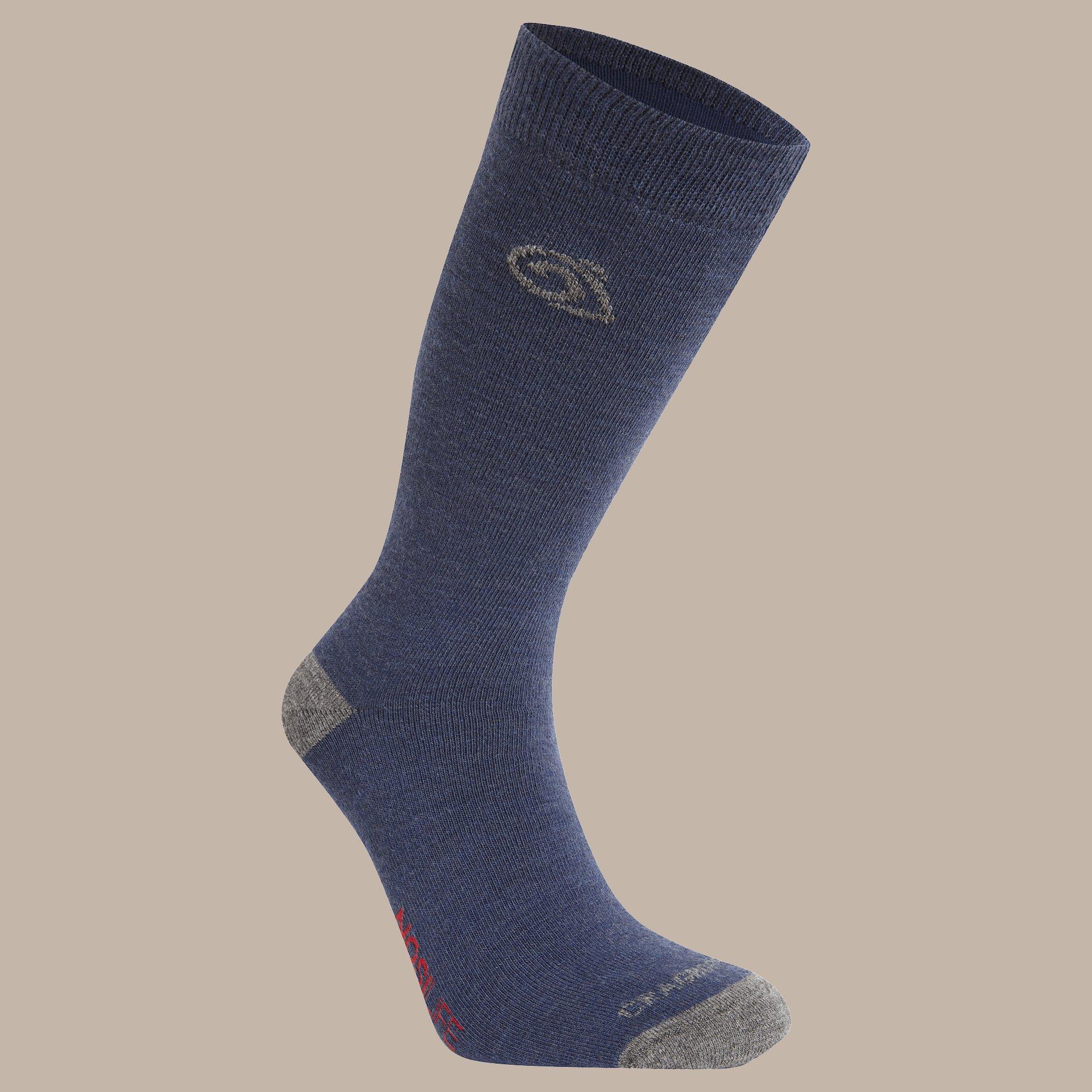 Craghoppers Evans  Nosilife Wool Lightweight Travel Socks - Blue Navy - UK6-8