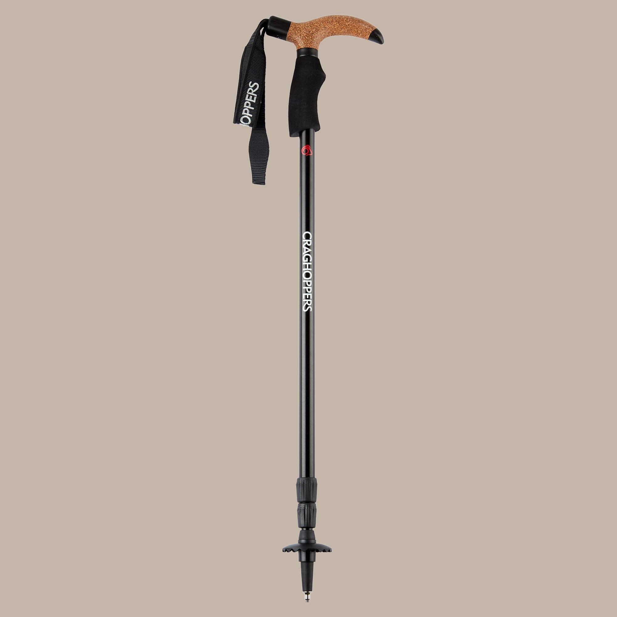Craghoppers  Venture T-Grip Telescopic Walking Poles - Black - Single