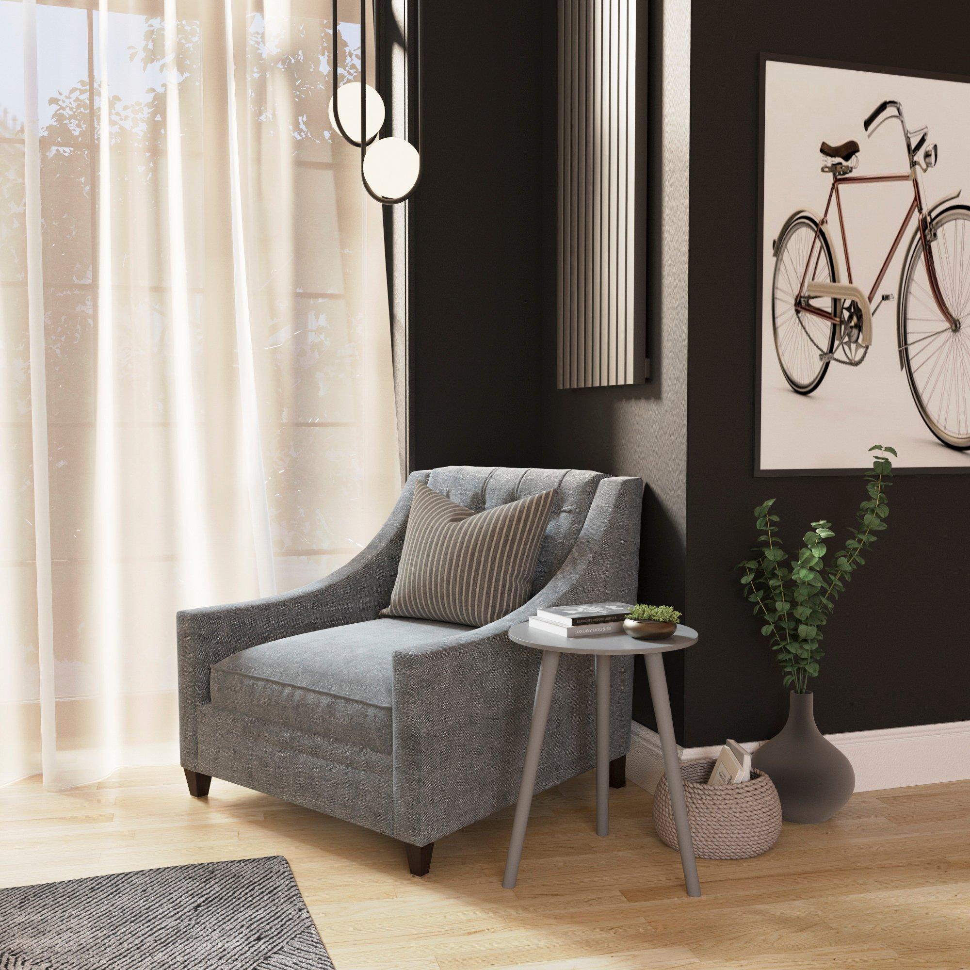 Grey - Lassic - Vida Designs Round Side Table - 4