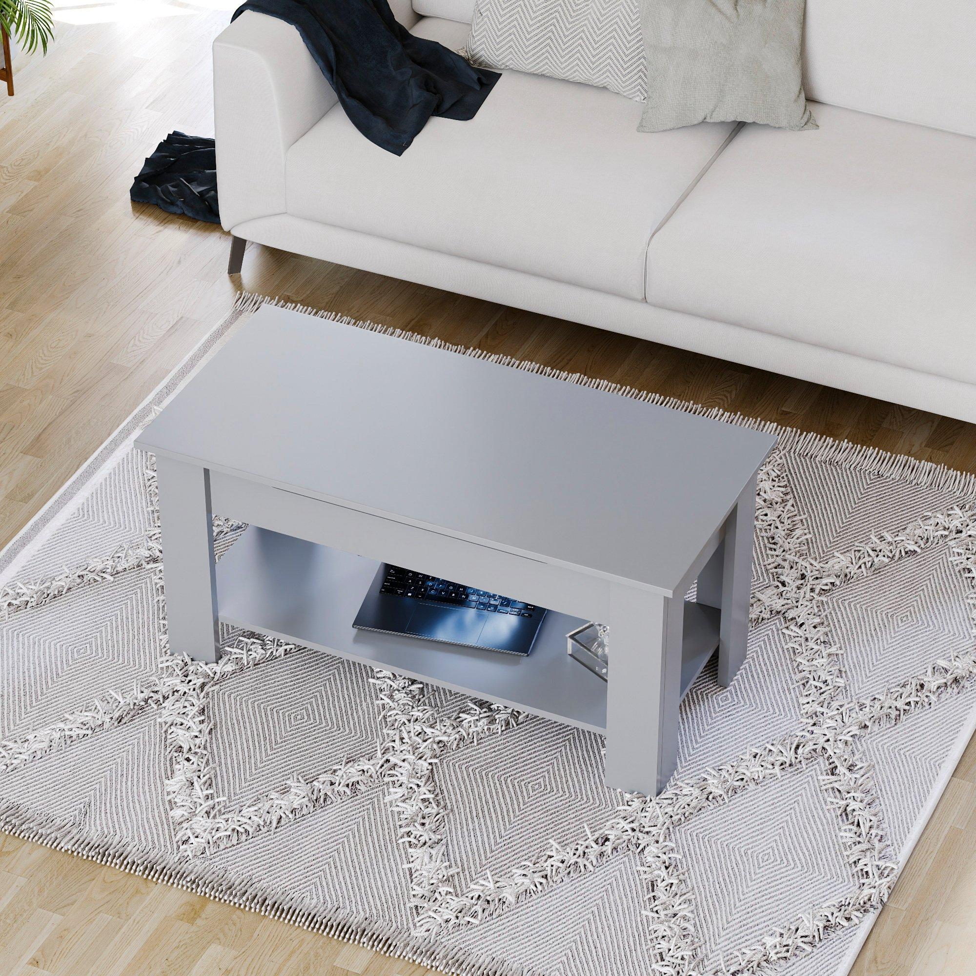 Grey - Lassic - Vida Designs Lift Up Coffee Table - 5