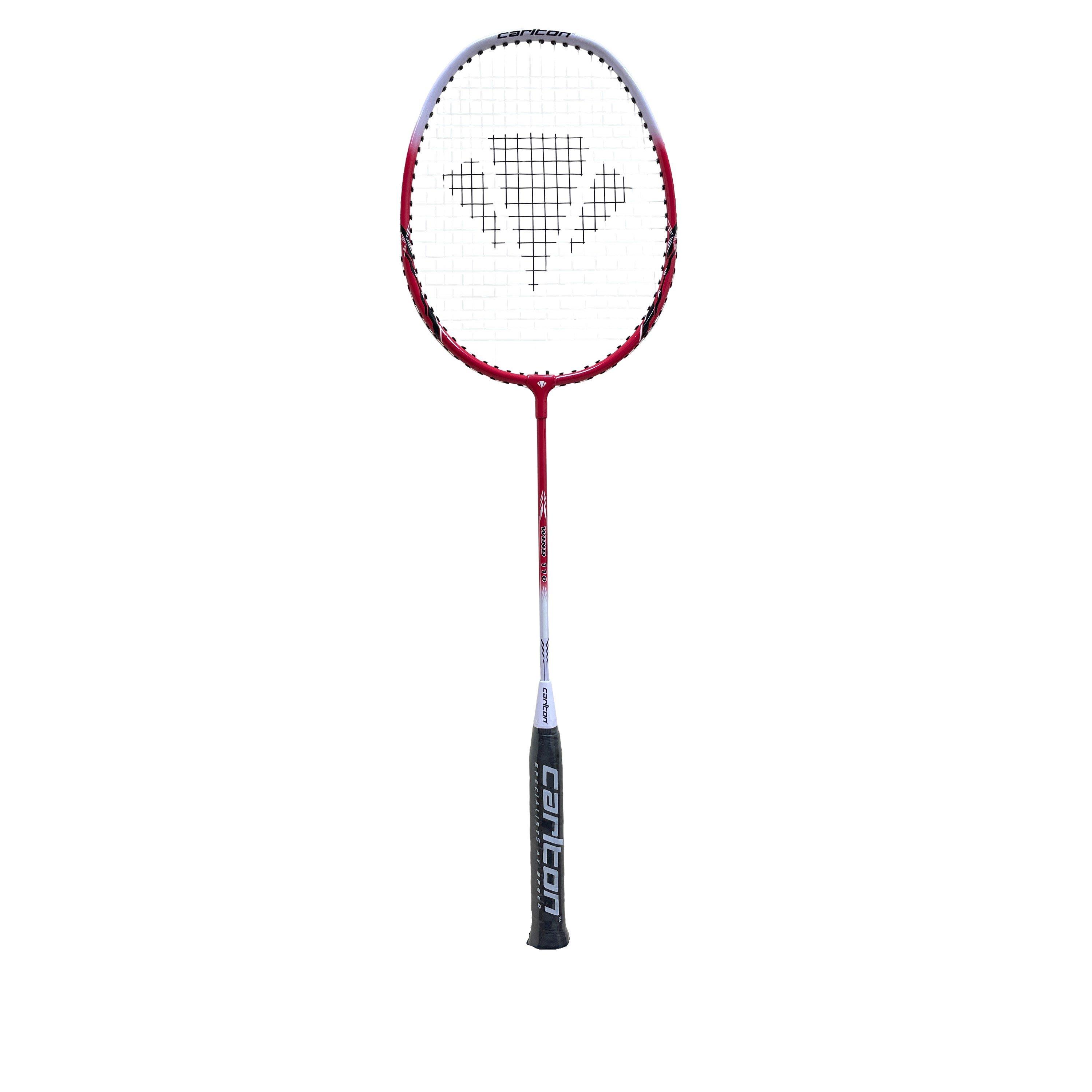 Black/Red - Carlton - Wind 110 Badminton Racket - 1