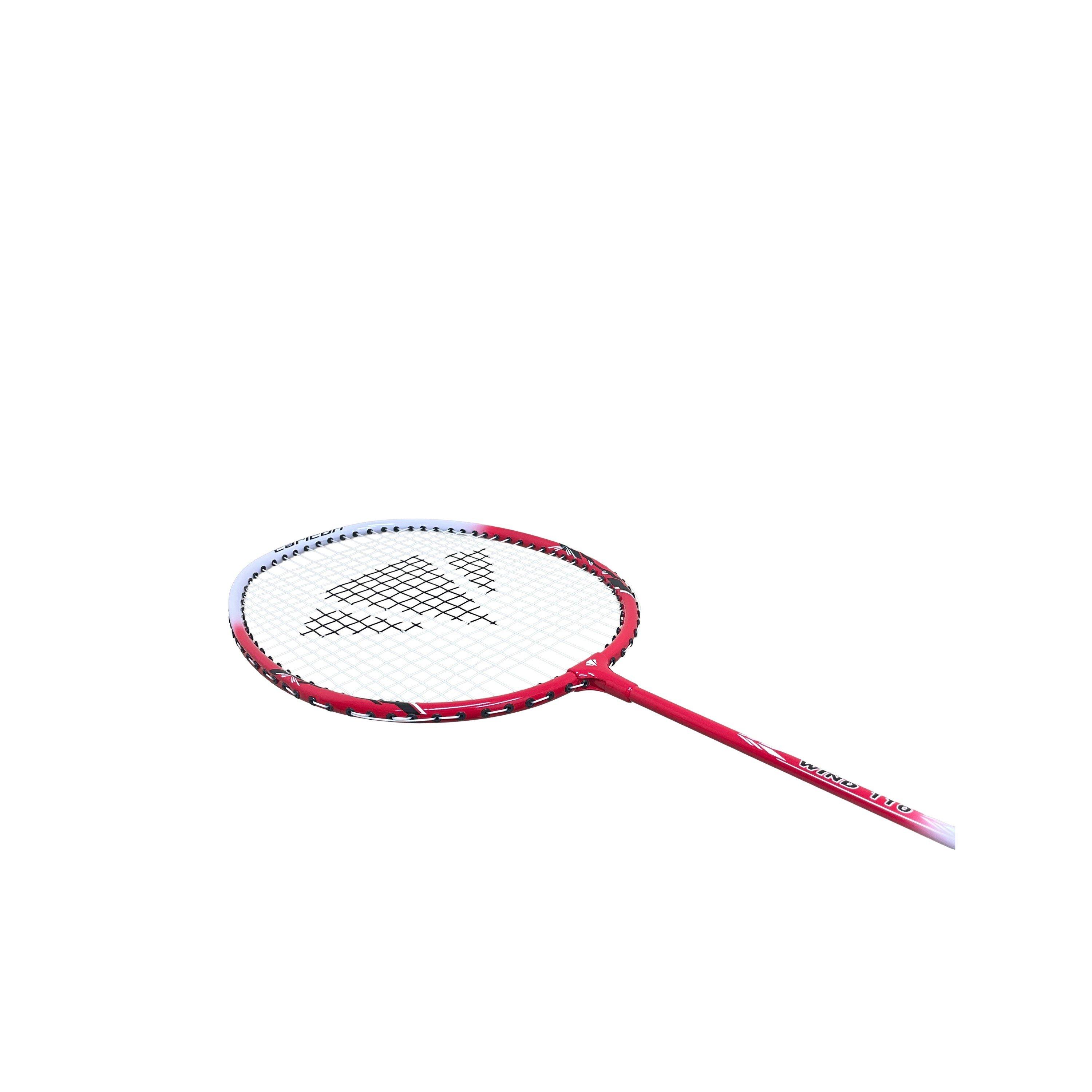 Black/Red - Carlton - Wind 110 Badminton Racket - 2