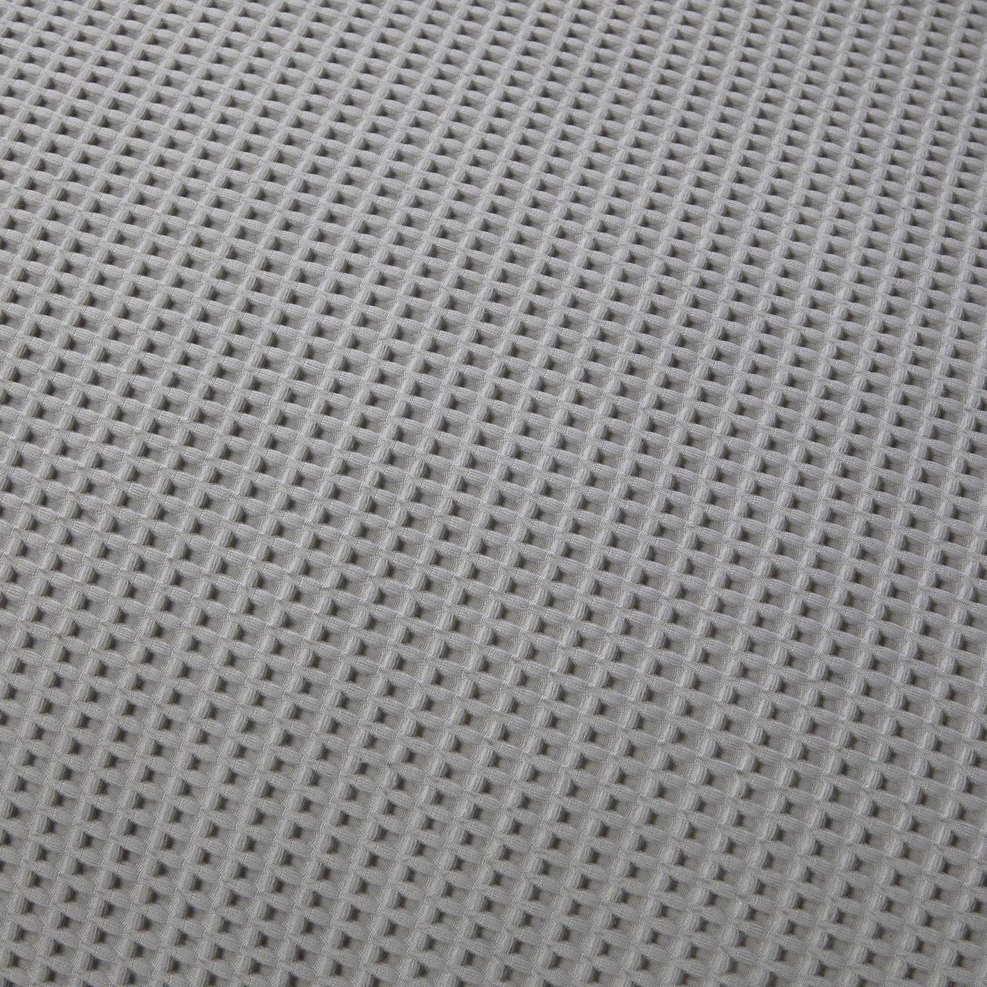 Silver - Serene Home - Lindly Waffle Weave Duvet Cover Set in Navy - 3