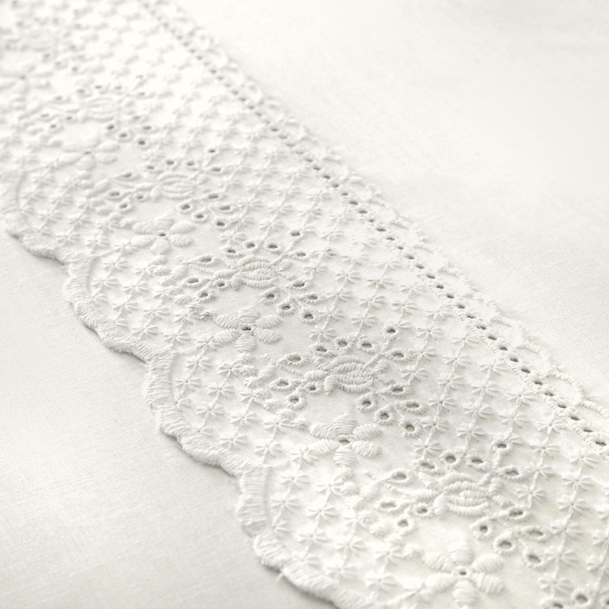 White - Serene Home - Renaissance Duvet Cover Set in White - 2