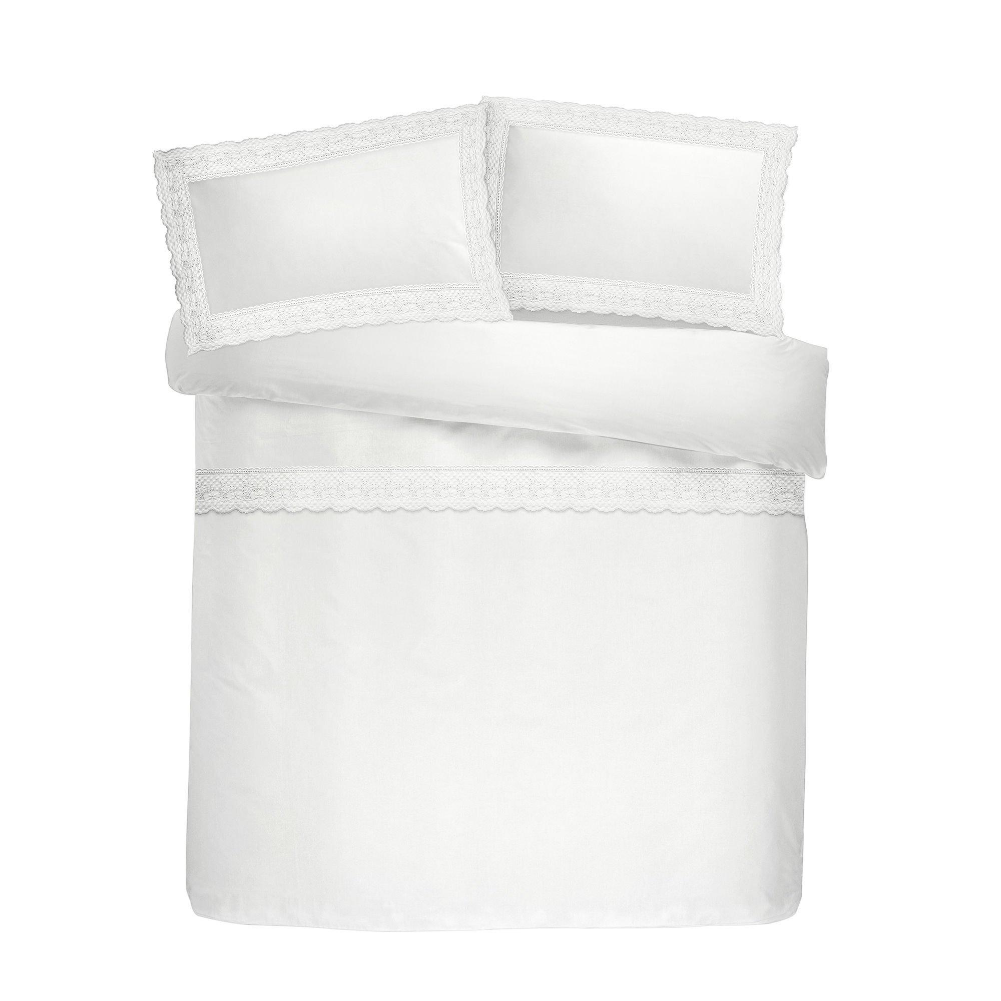 White - Serene Home - Renaissance Duvet Cover Set in White - 4