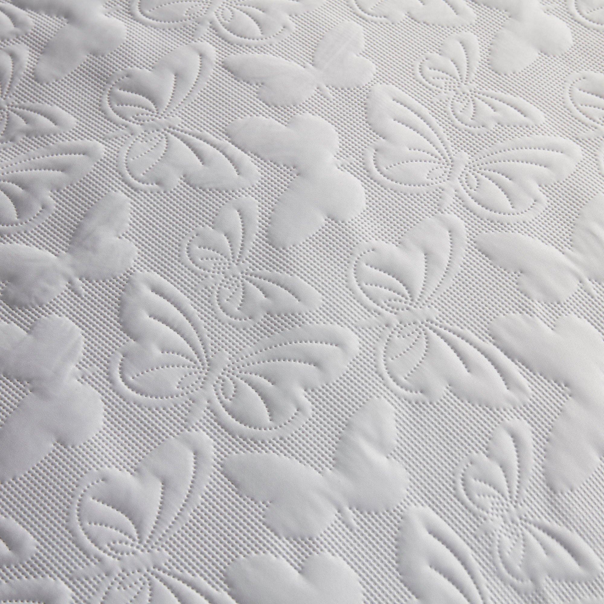White - Serene Home - Butterfly Garden Duvet Cover Set - 4