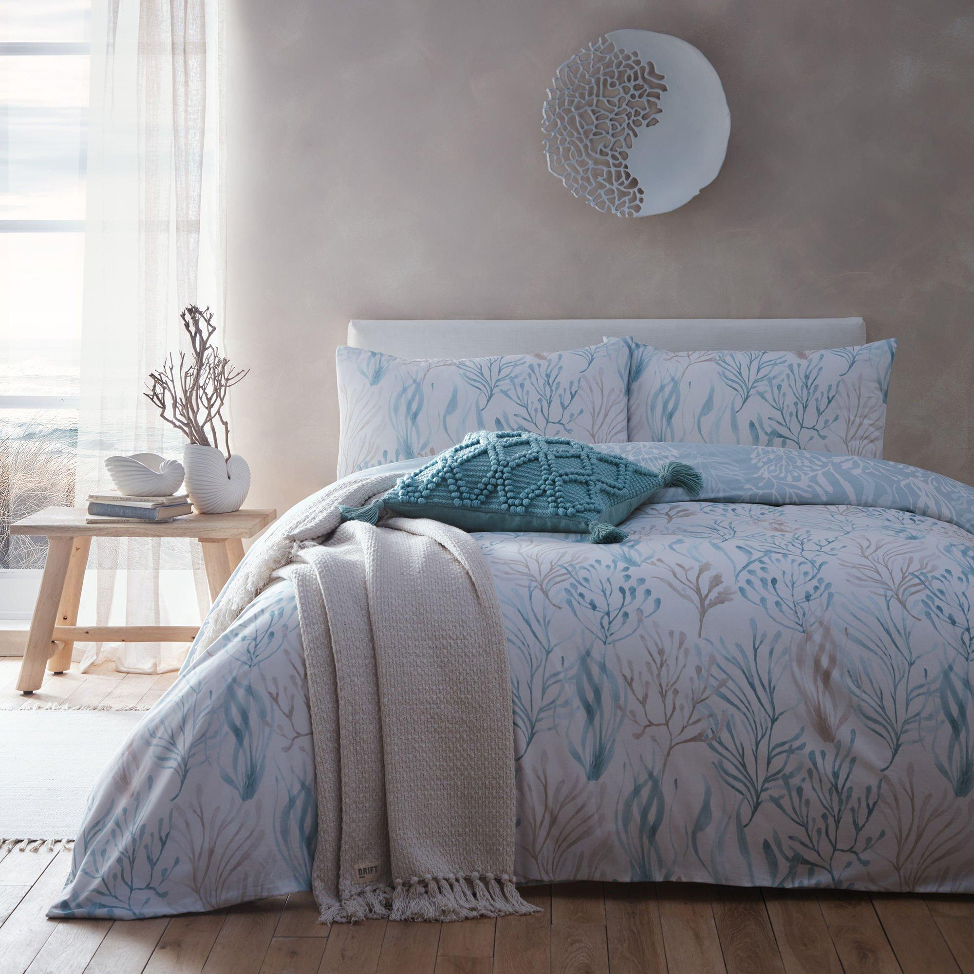 Sea Foam - DRIFT - Cora Eco-Friendly Duvet Cover Set - 5