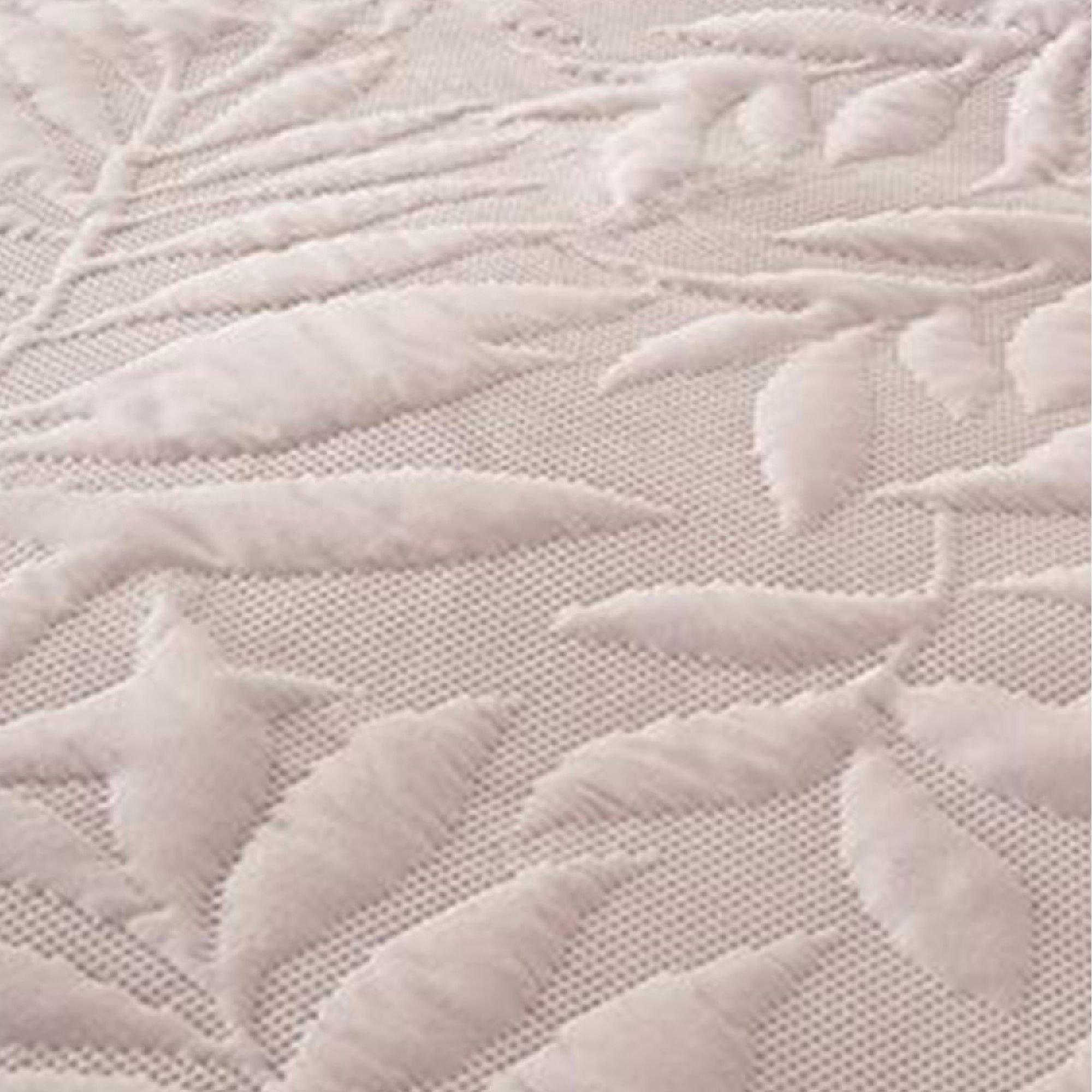 Blush Pink - Serene Home - Luana Pinsonic Floral  Duvet Cover Set in Green - 4