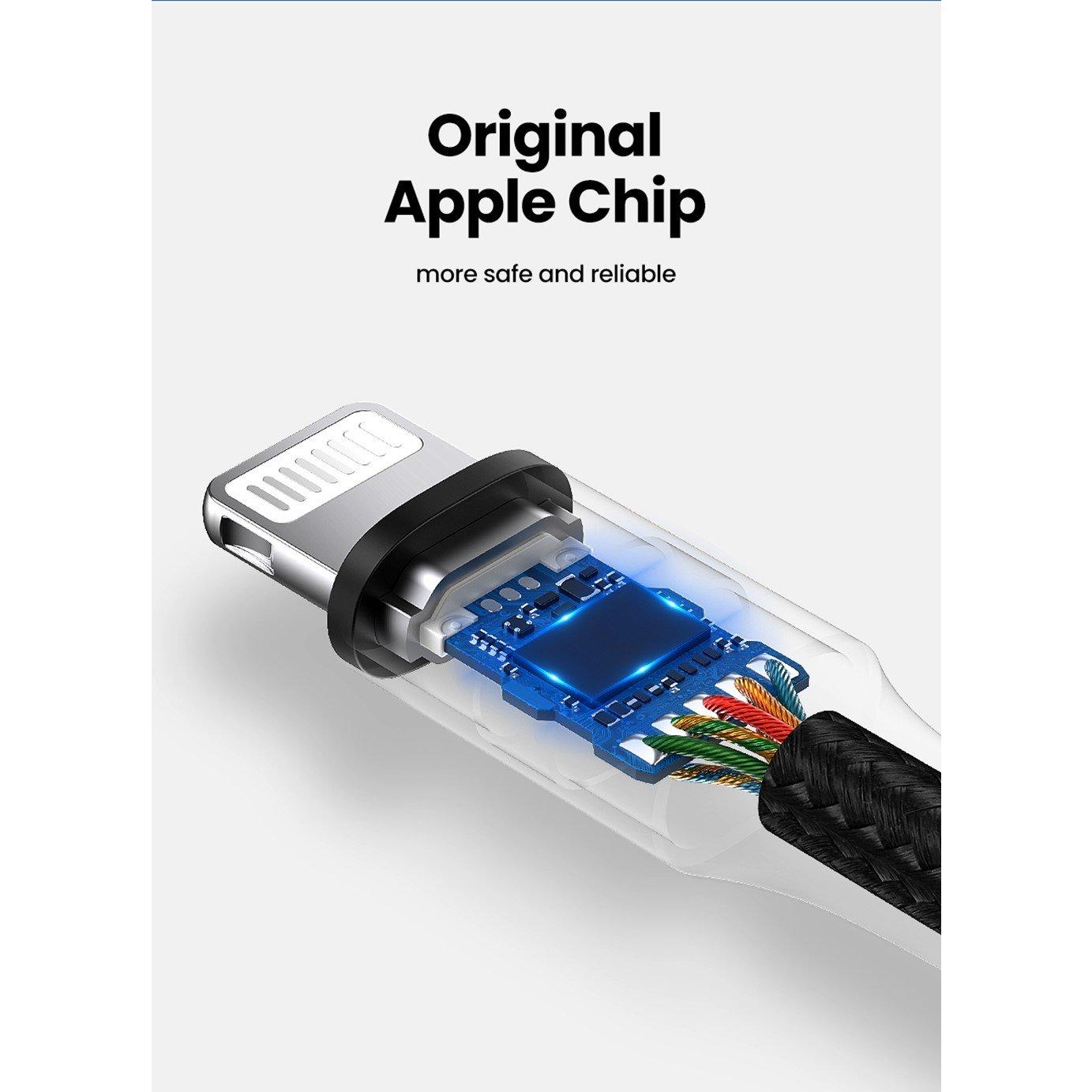 Black - UGREEN - Lightning to 3.5mm Headphone Adapter - 4