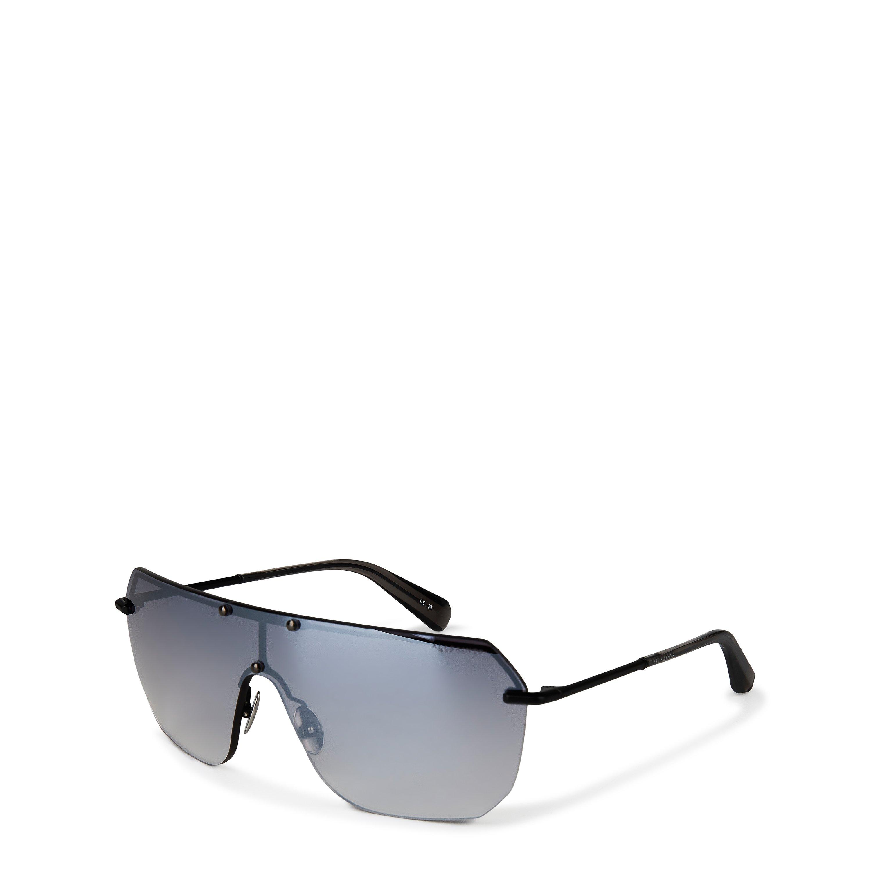 Allsaints  Ace Aviator Sunglasses - Matte Black