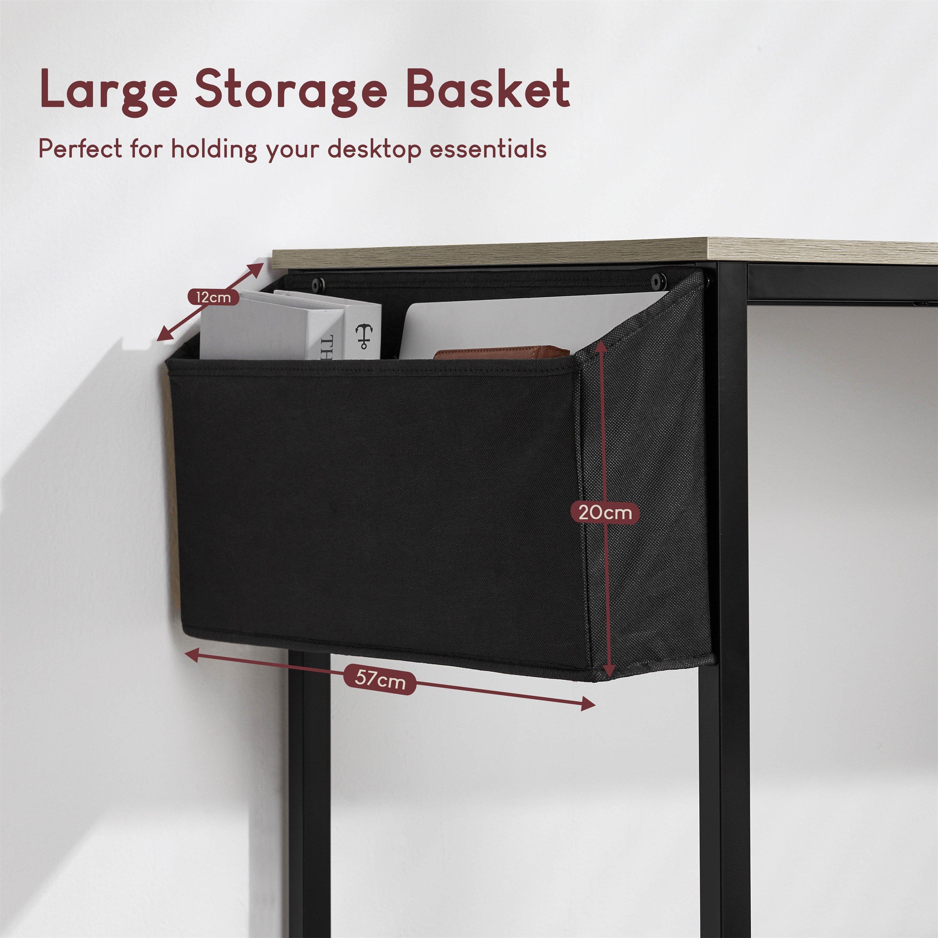 Grey - Lassic - Vida Designs Brooklyn Large Computer Desk - 4