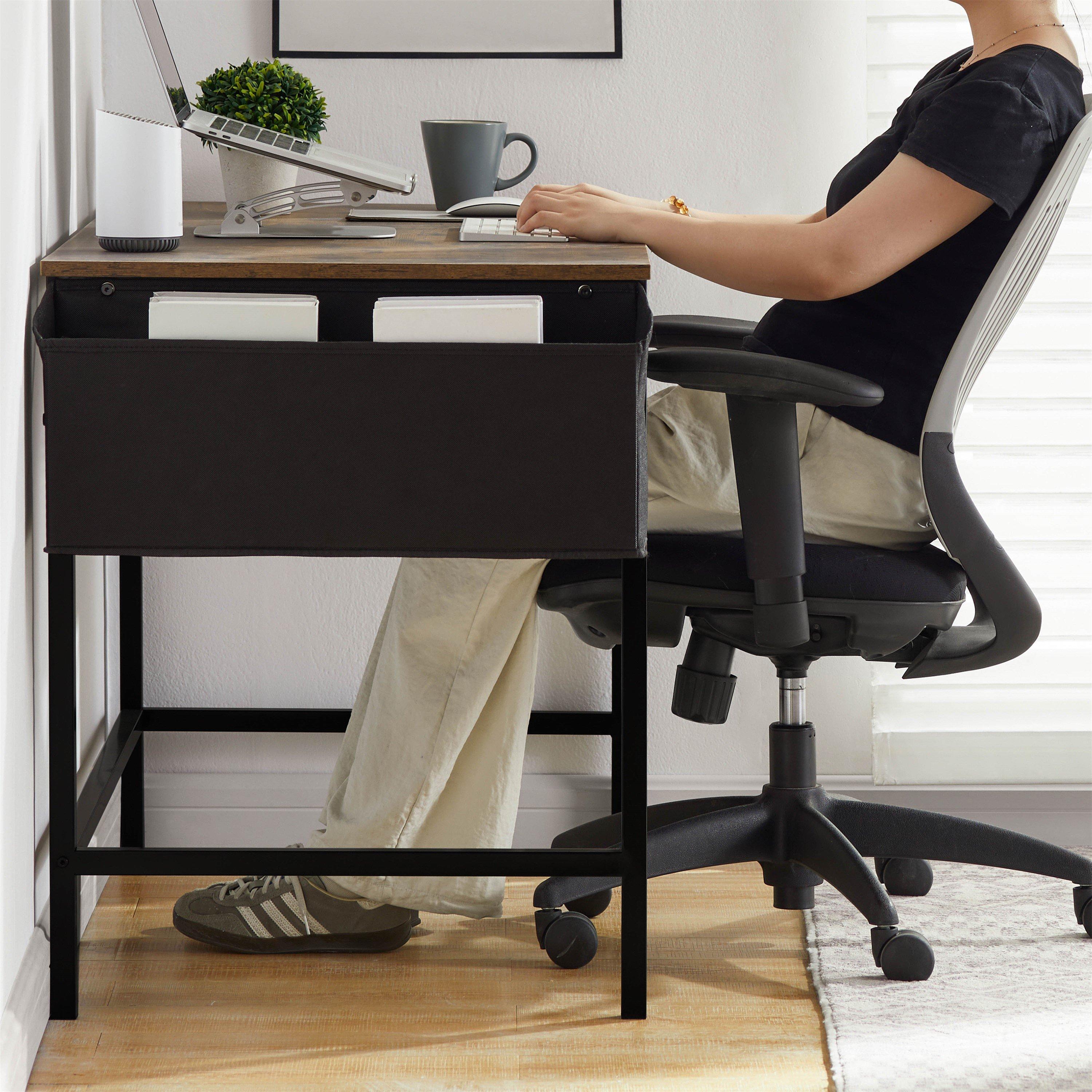 Dark Wood - Lassic - Vida Designs Brooklyn Large Computer Desk - 3