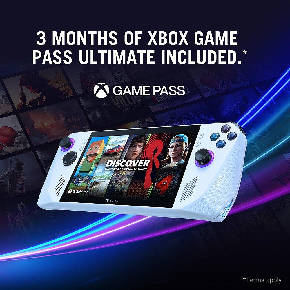 White - ASUS - ROG Ally Handheld Gaming Console - 11