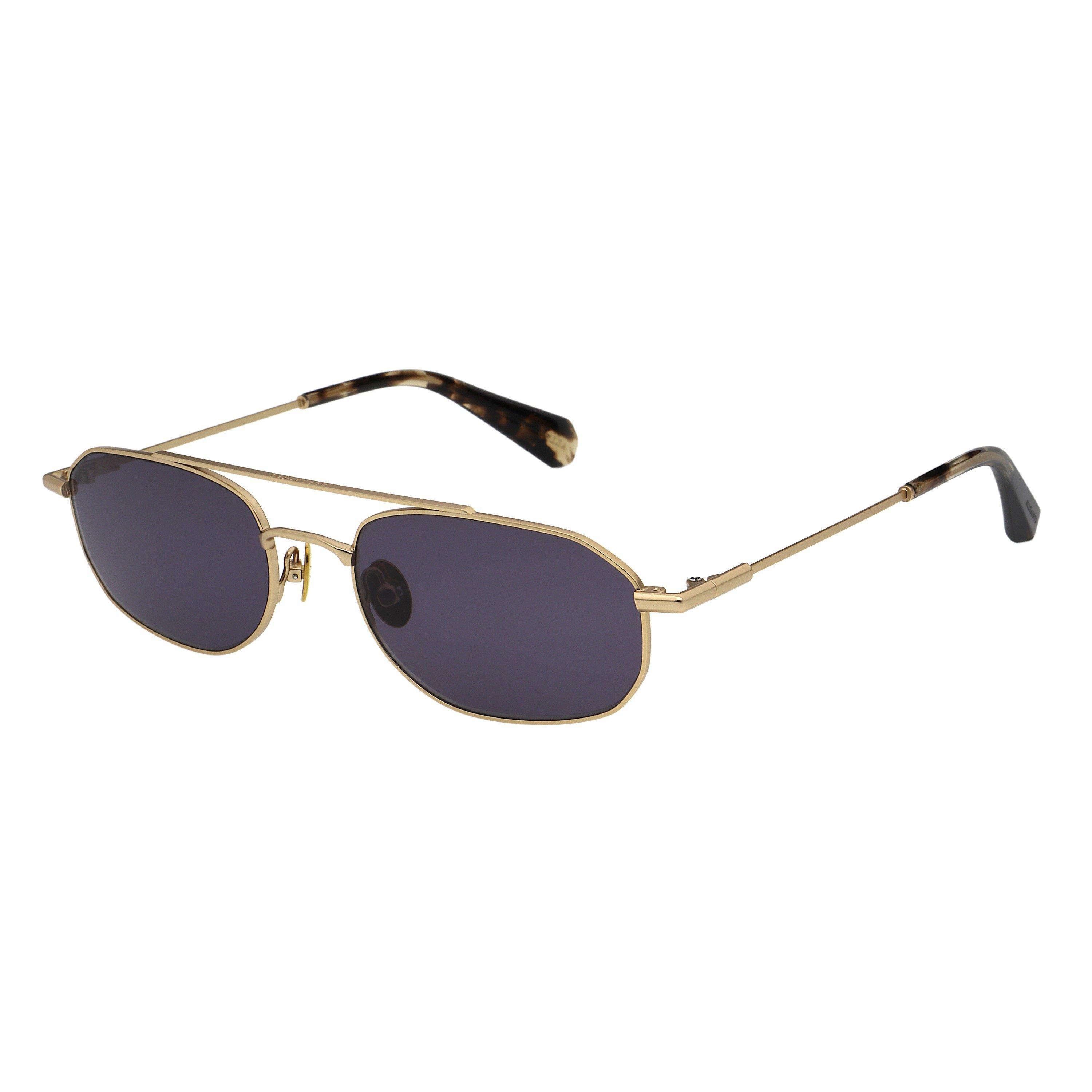 Allsaints  Indigo Oval Sunglasses - Warm Brass