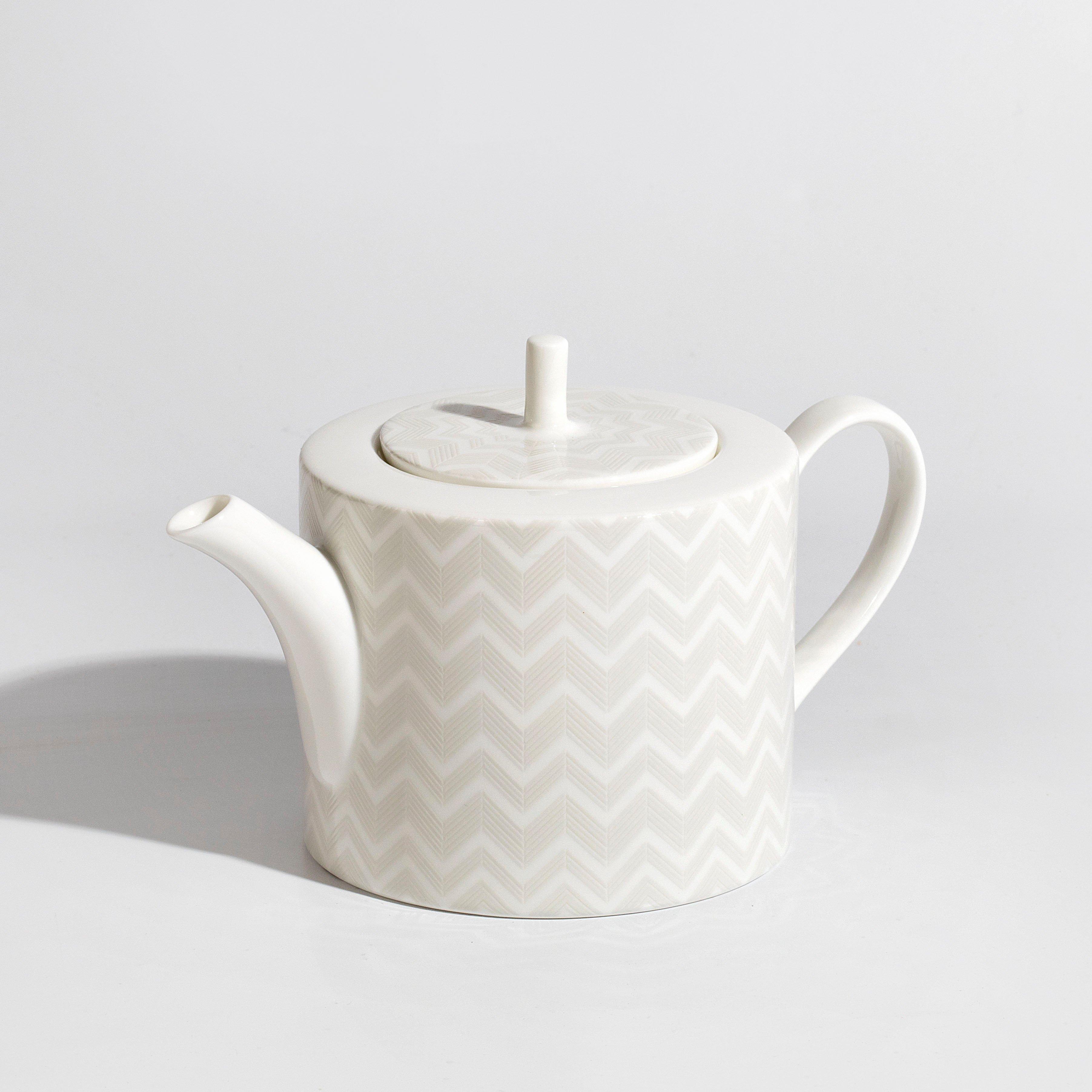 White - Missoni Home Collection - Zag Coffee Pot - 1
