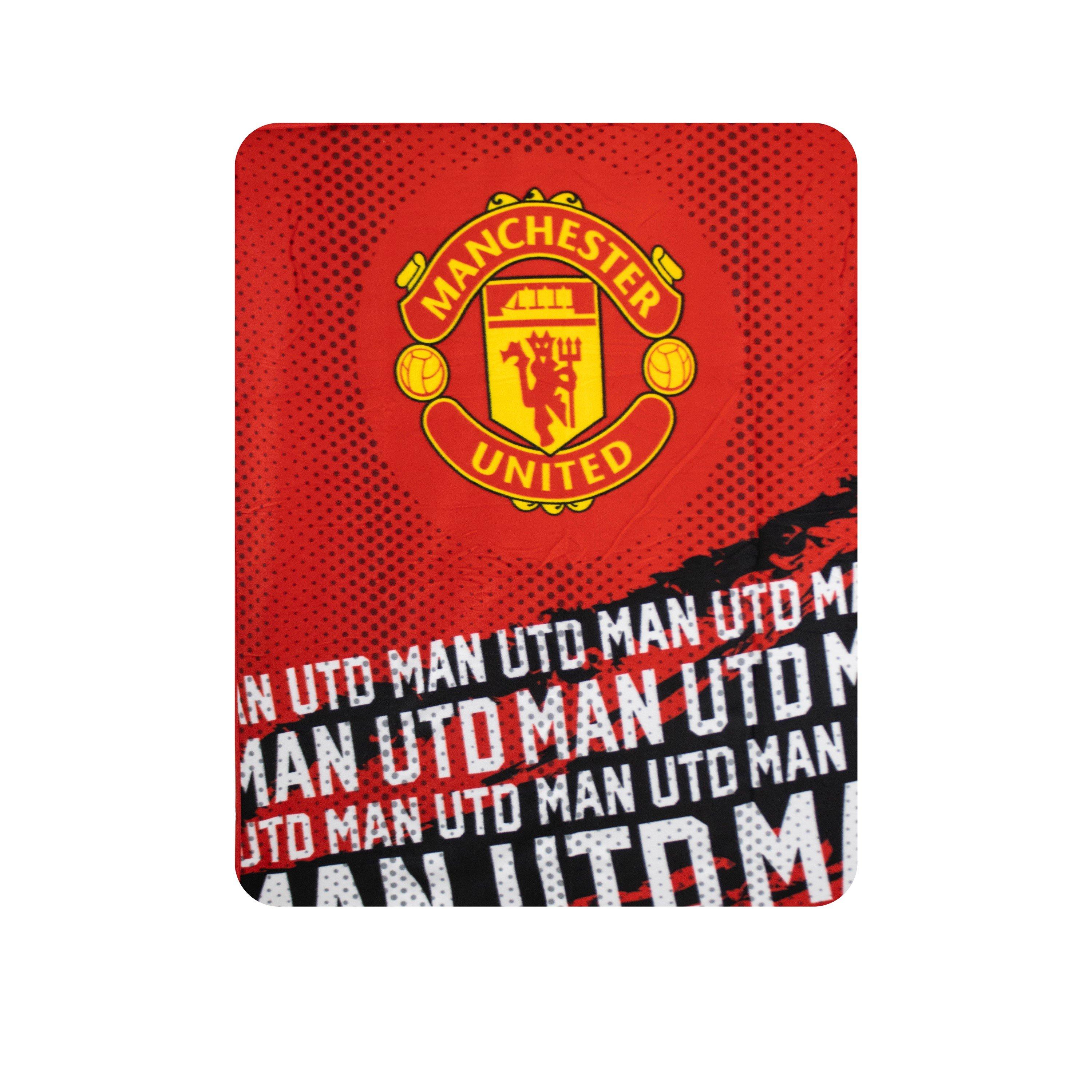 Team  Kids Fleece Blanket - Man Utd