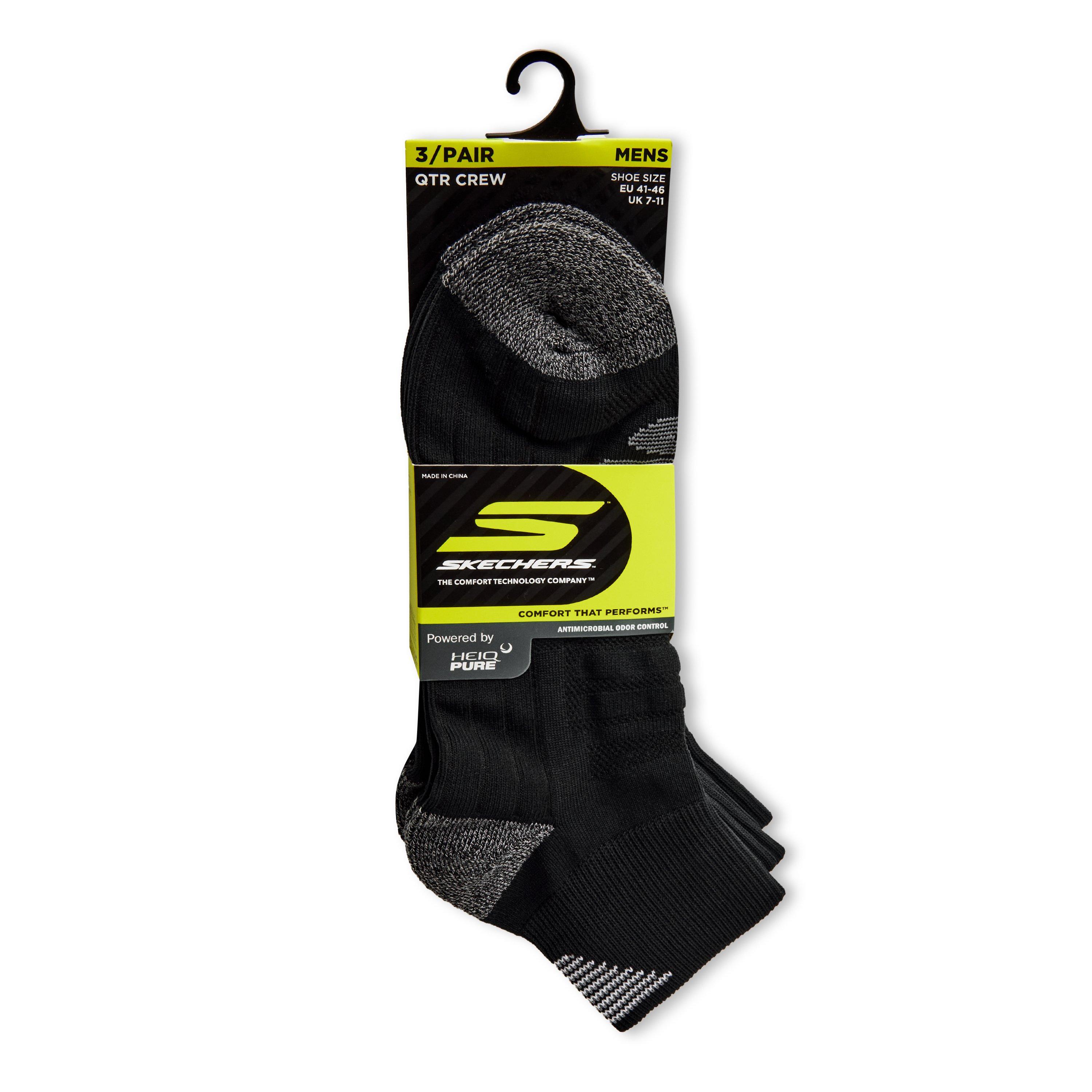 Schwarz - Skechers - Running Quarter Socks - 2