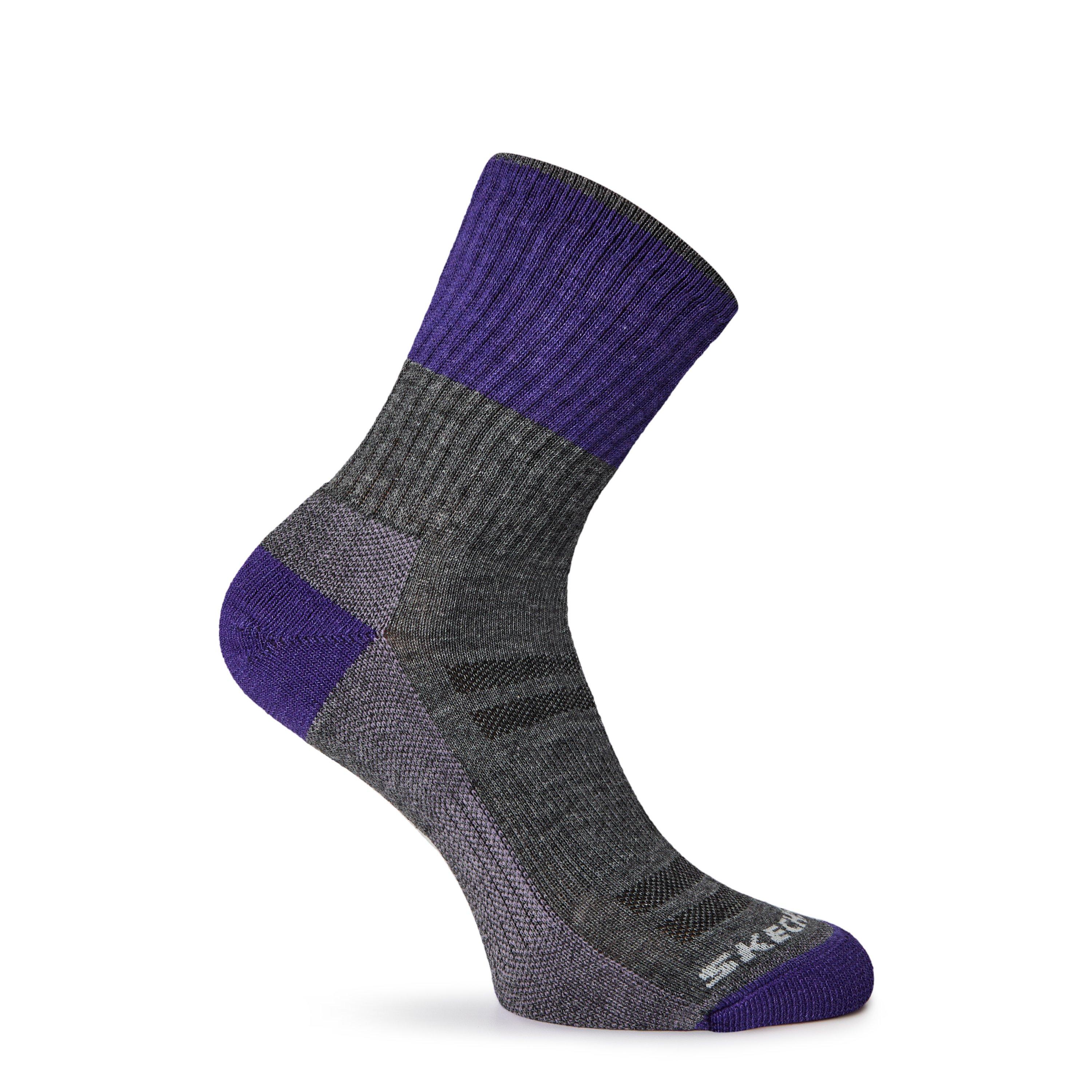 Paars/Grijs - Skechers - 2 Pack Walking Socks Womens - 2