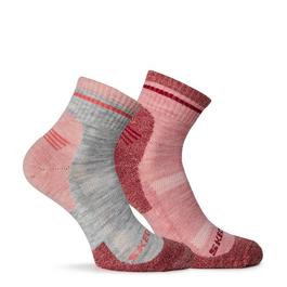 Skechers 2 Pack Walking Socks Womens