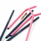 Rose/Marine - Jack Wills - Eco-Friendly Reusable Stainless Steel Straws - 2