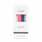 Rose/Marine - Jack Wills - Eco-Friendly Reusable Stainless Steel Straws - 3