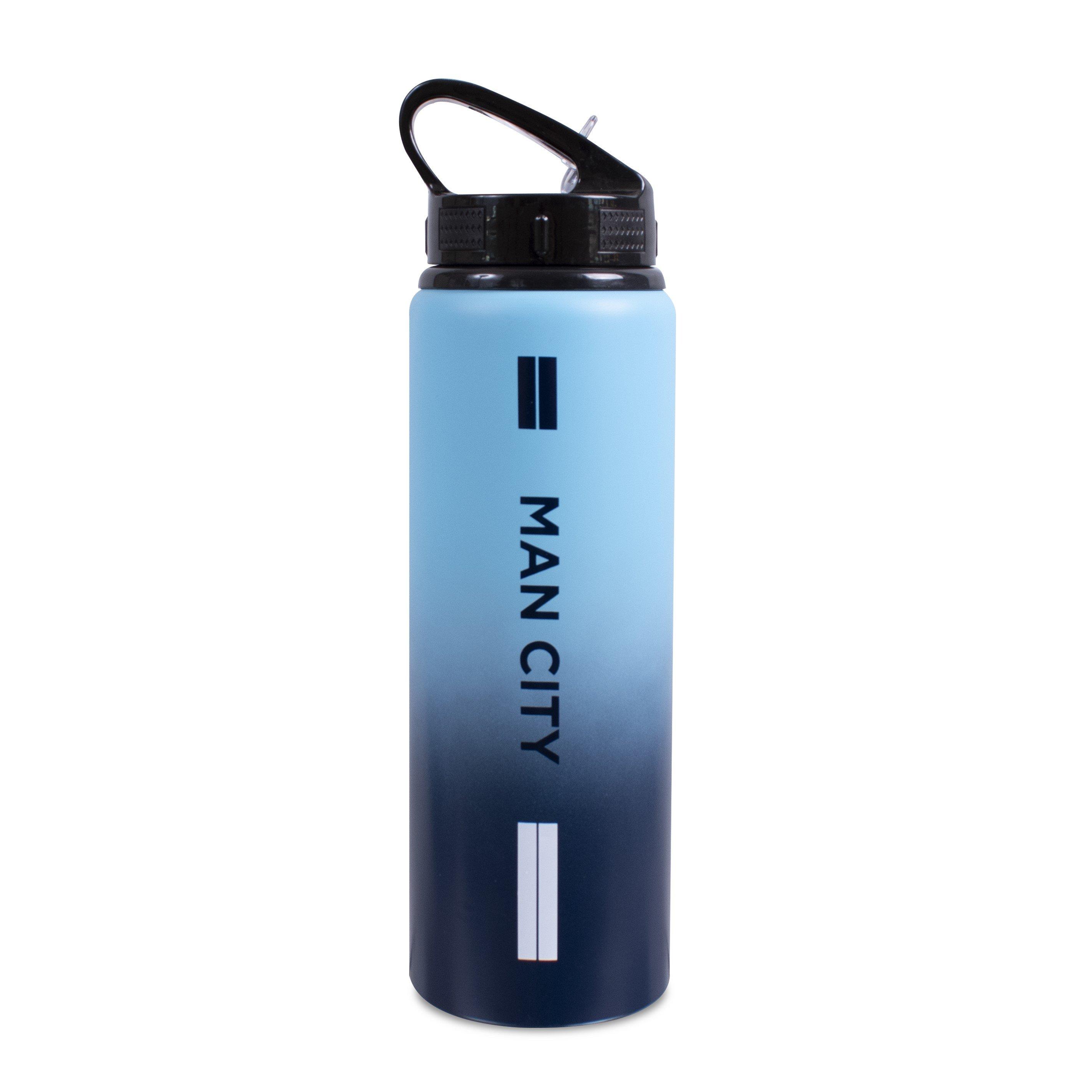 Man City (Manchester City) - Team - Fade Alu Water Bottle - 2