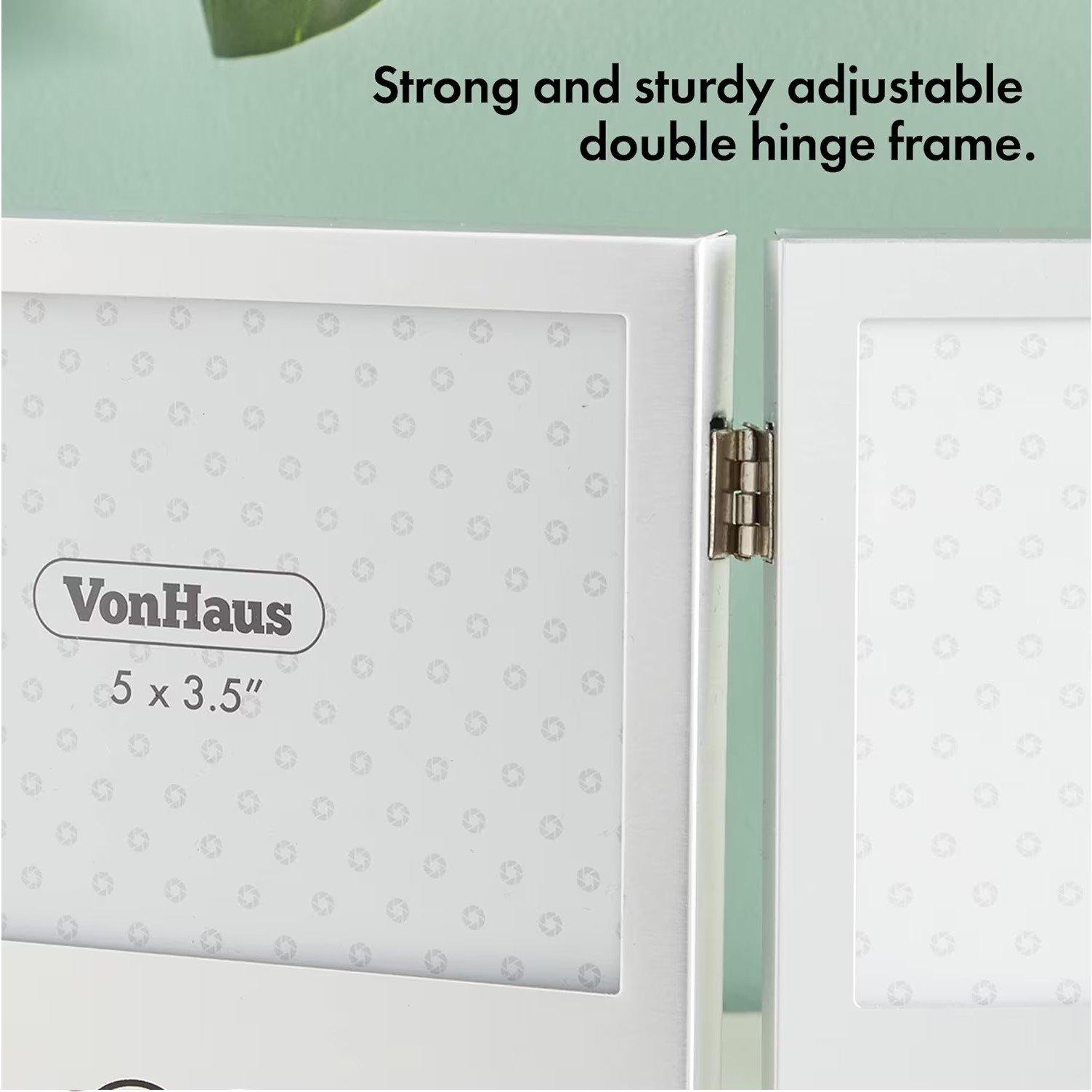 Silver - VonHaus - Vonhaus - Baby Scan Photo Frame, Multi-Photo - 3