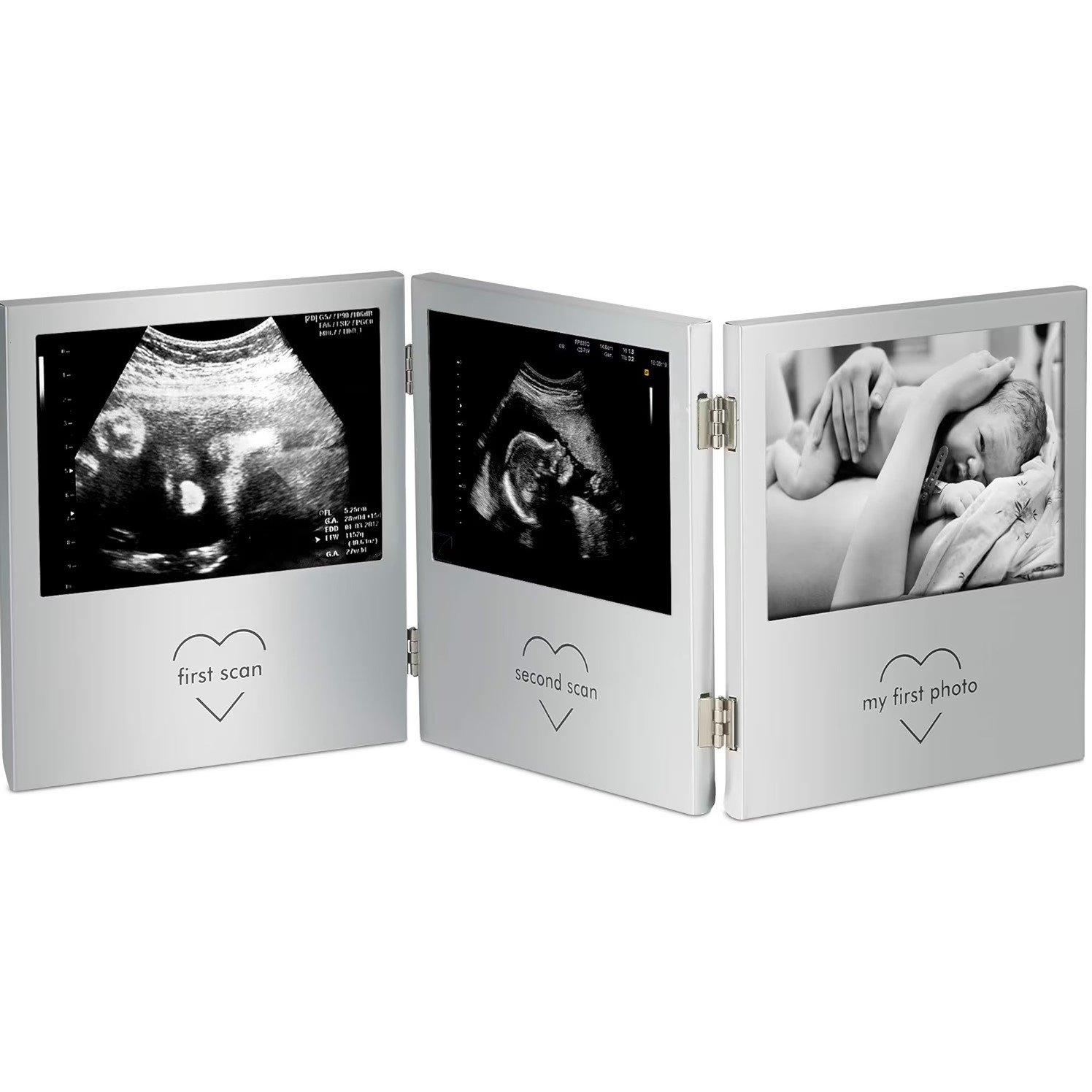 Silver - VonHaus - Vonhaus - Baby Scan Photo Frame, Multi-Photo - 6