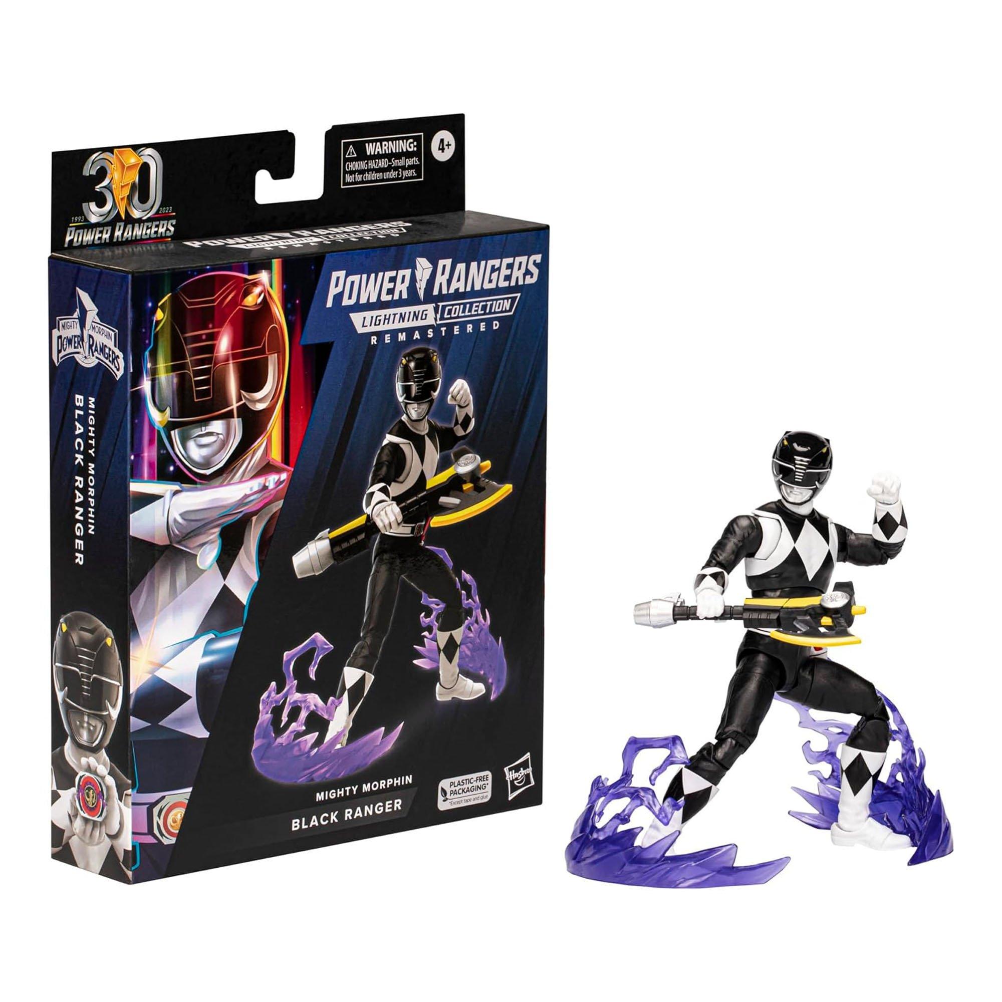 Merchandise - Power Rangers - Lightning Collection Mighty Morphin Black Ranger Action Figure - 1