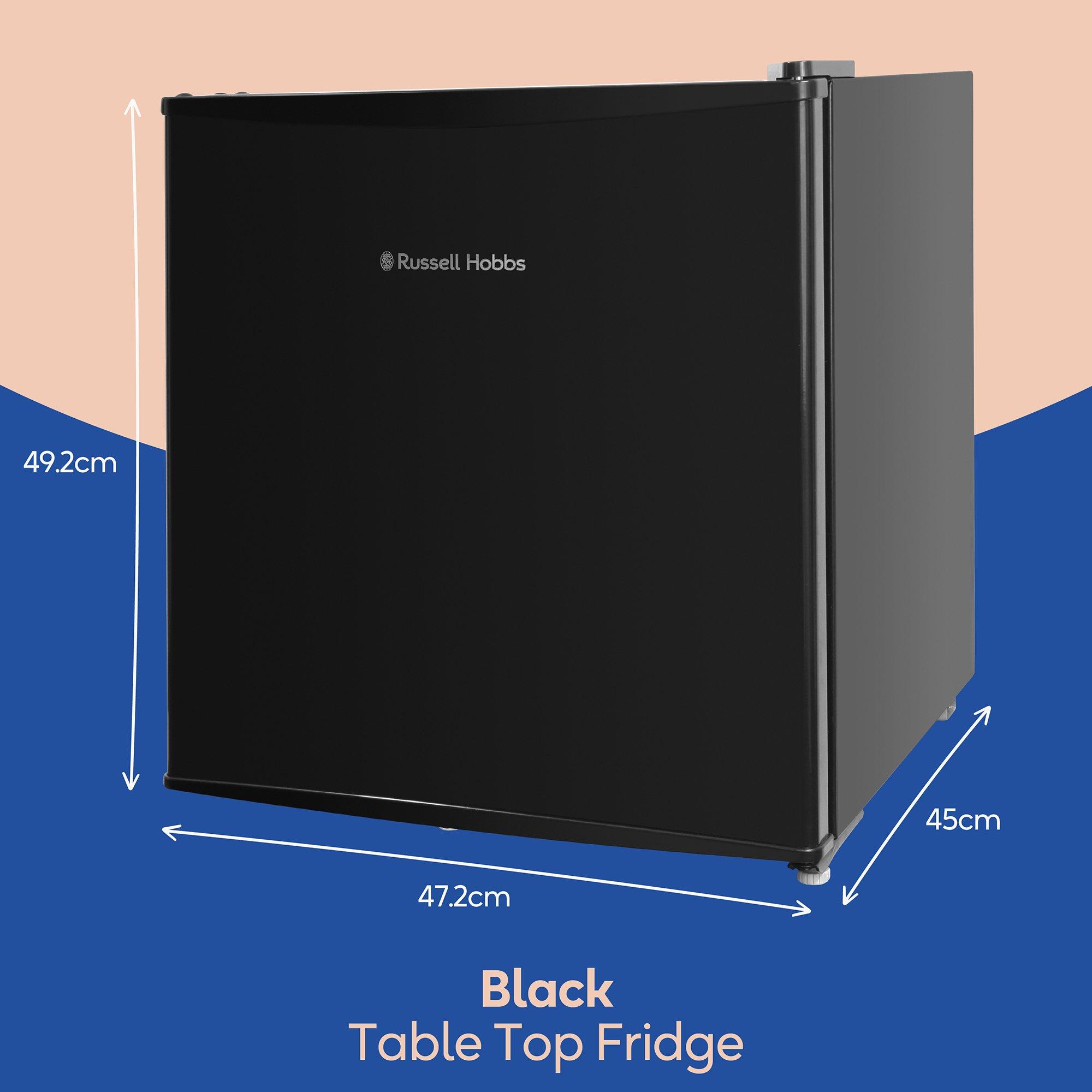 Black - Russell Hobbs - 43L Table Top Fridge RHTTF0E1 - 2