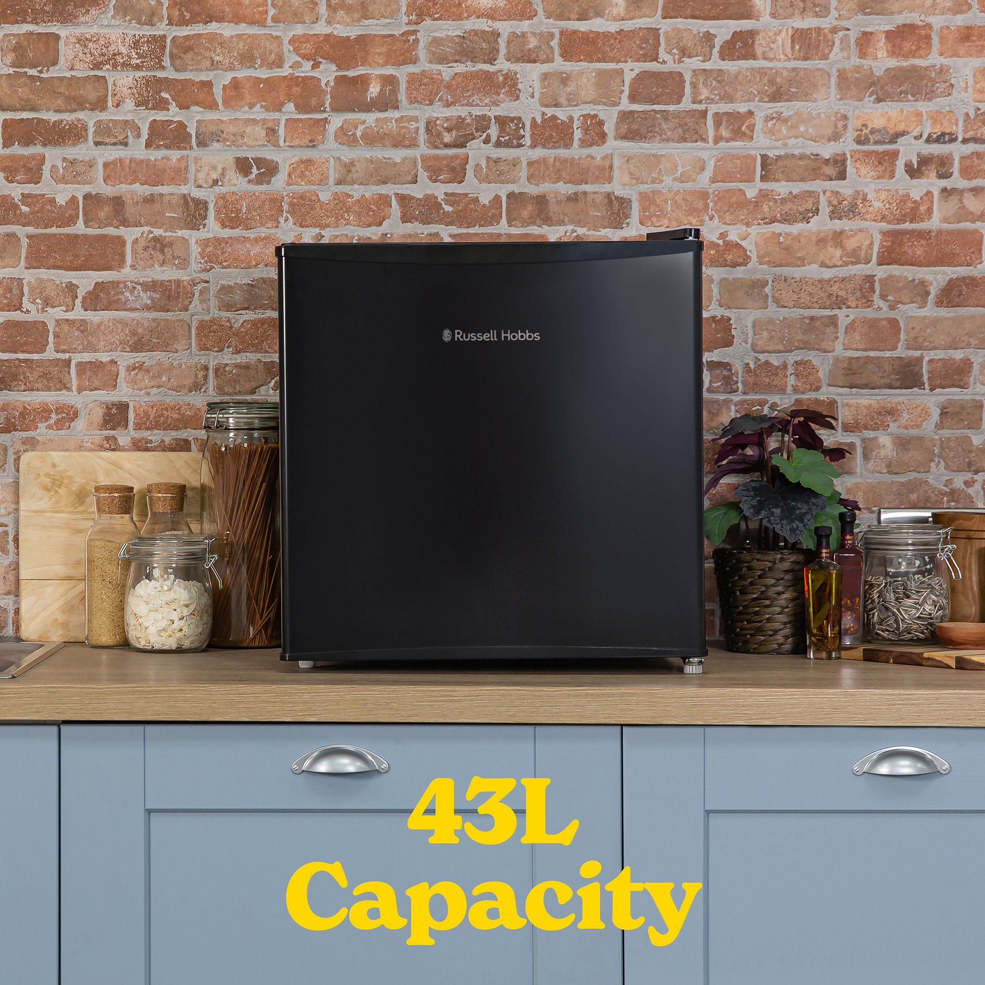 Black - Russell Hobbs - 43L Table Top Fridge RHTTF0E1 - 3