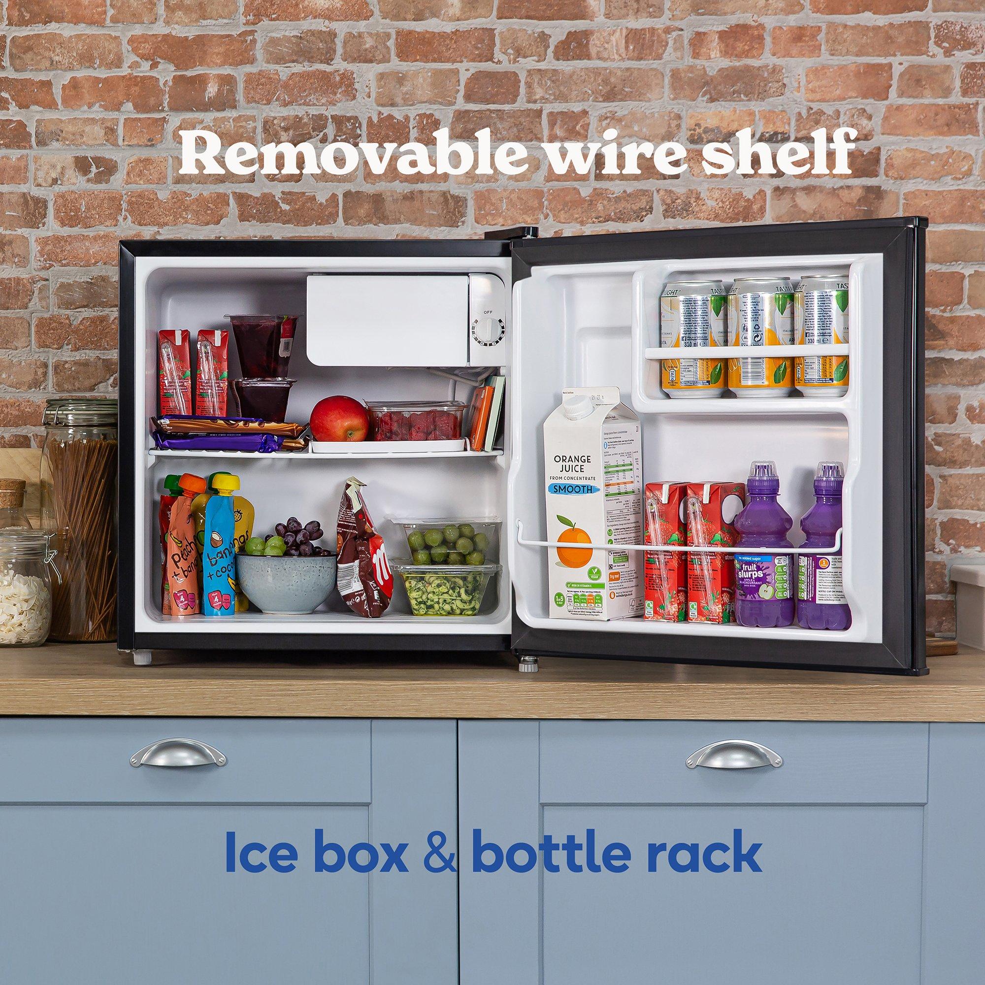 Black - Russell Hobbs - 43L Table Top Fridge RHTTF0E1 - 4