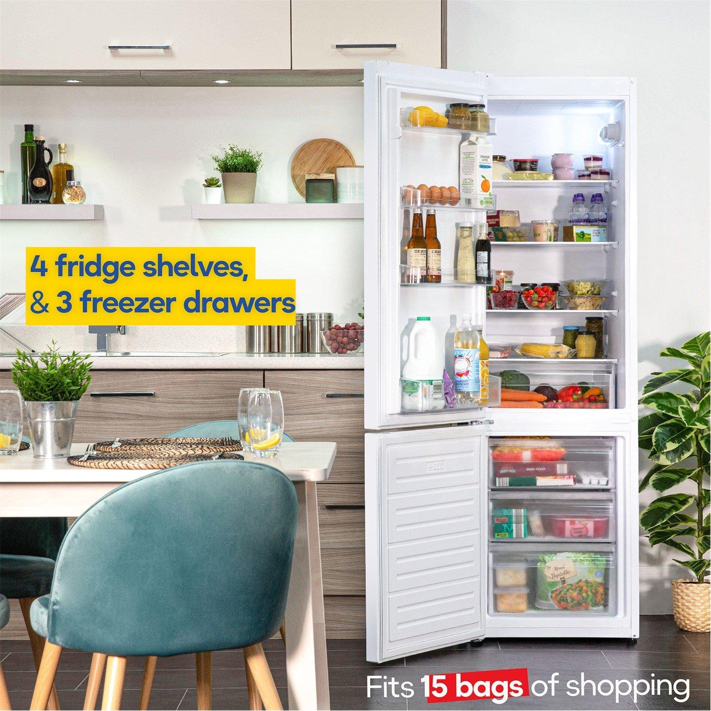 White - Russell Hobbs - RH180FF541E1W 70/30 Fridge Freezer White - 5