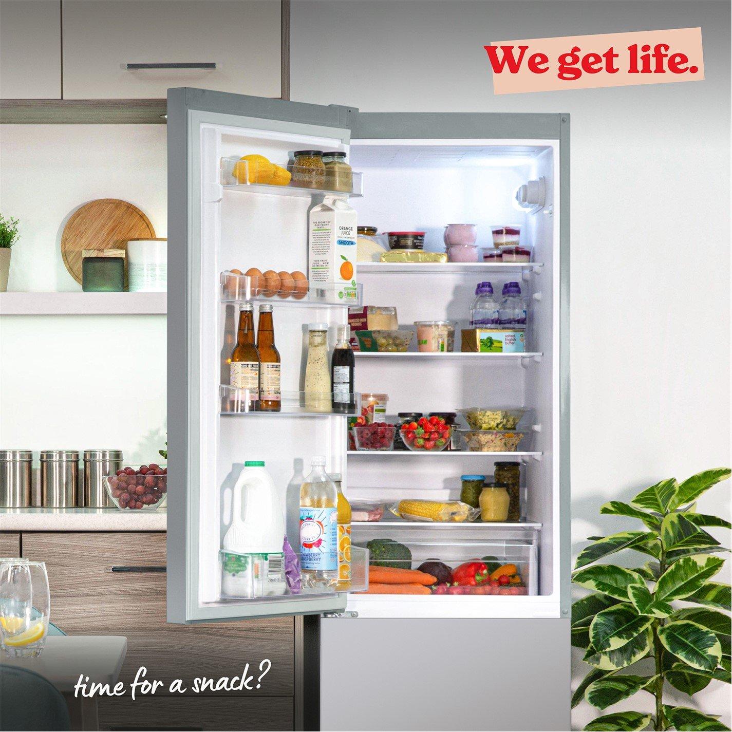 Silver - Russell Hobbs - RH180FF541E1S 70/30 Fridge Freezer in Silver - 7