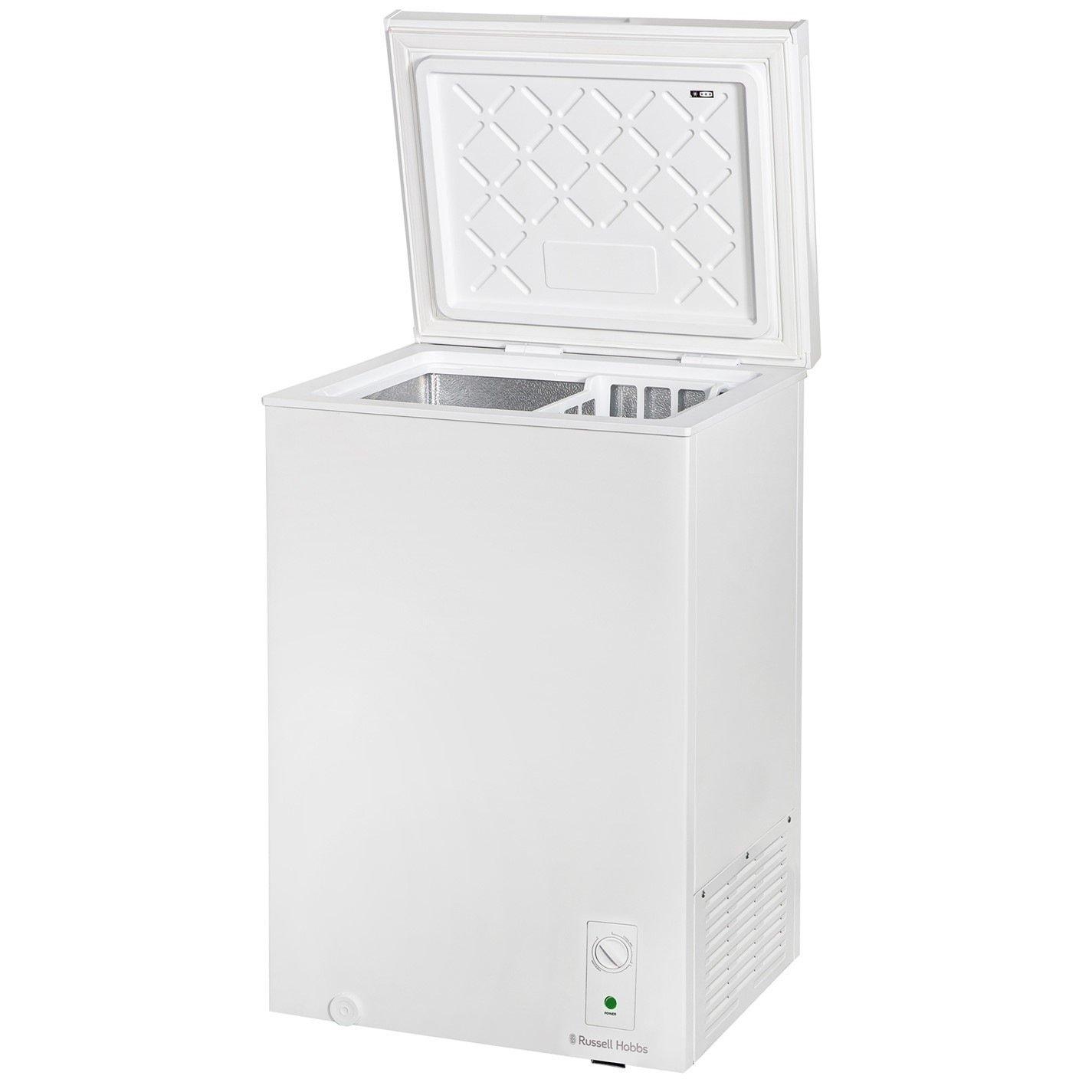 White - Russell Hobbs - RH99CF0E1W 99L Chest Freezer - 12