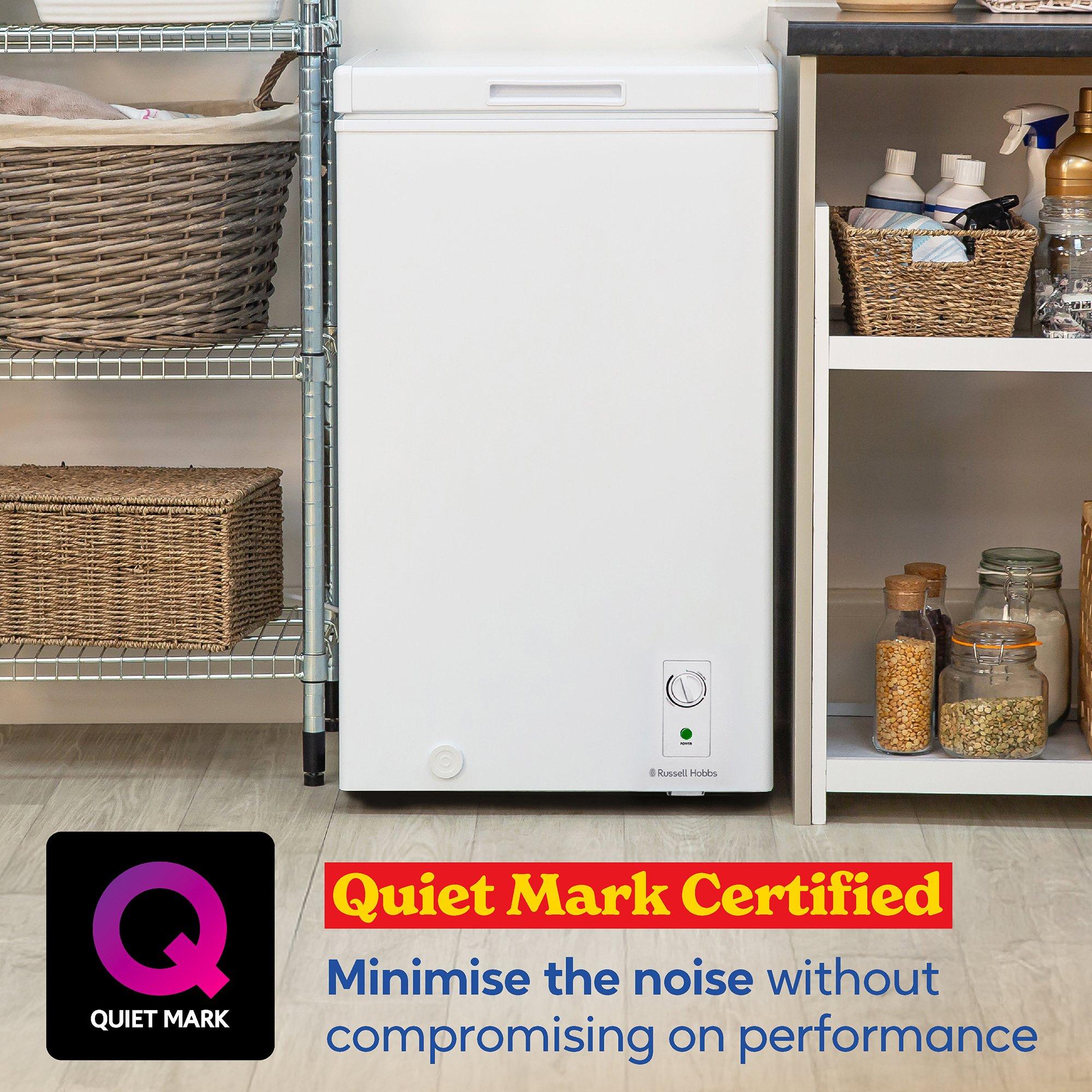 White - Russell Hobbs - RH99CF0E1W 99L Chest Freezer - 4