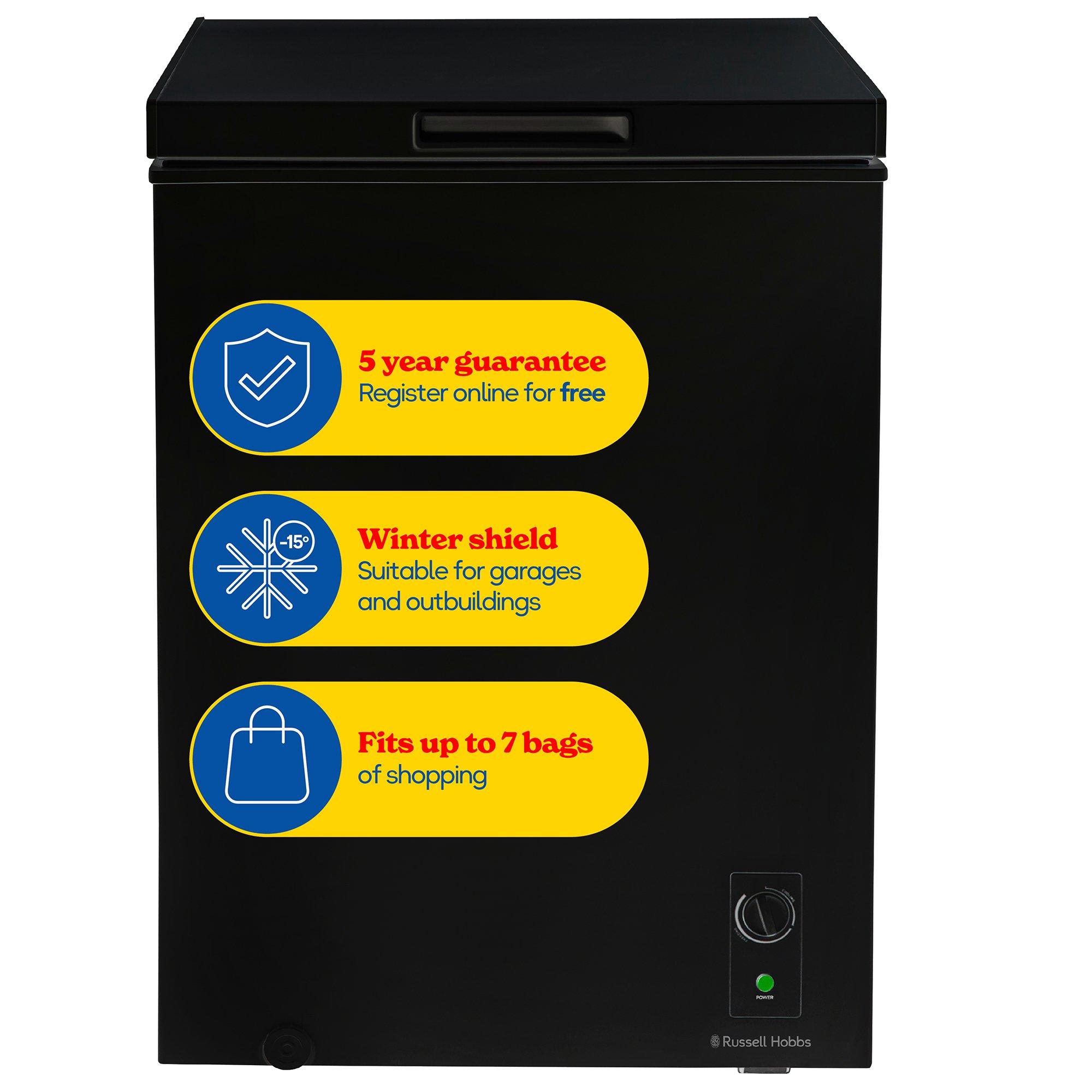 Russell Hobbs Rh142cf0e1 Chest Freezer Black Large - Image 5