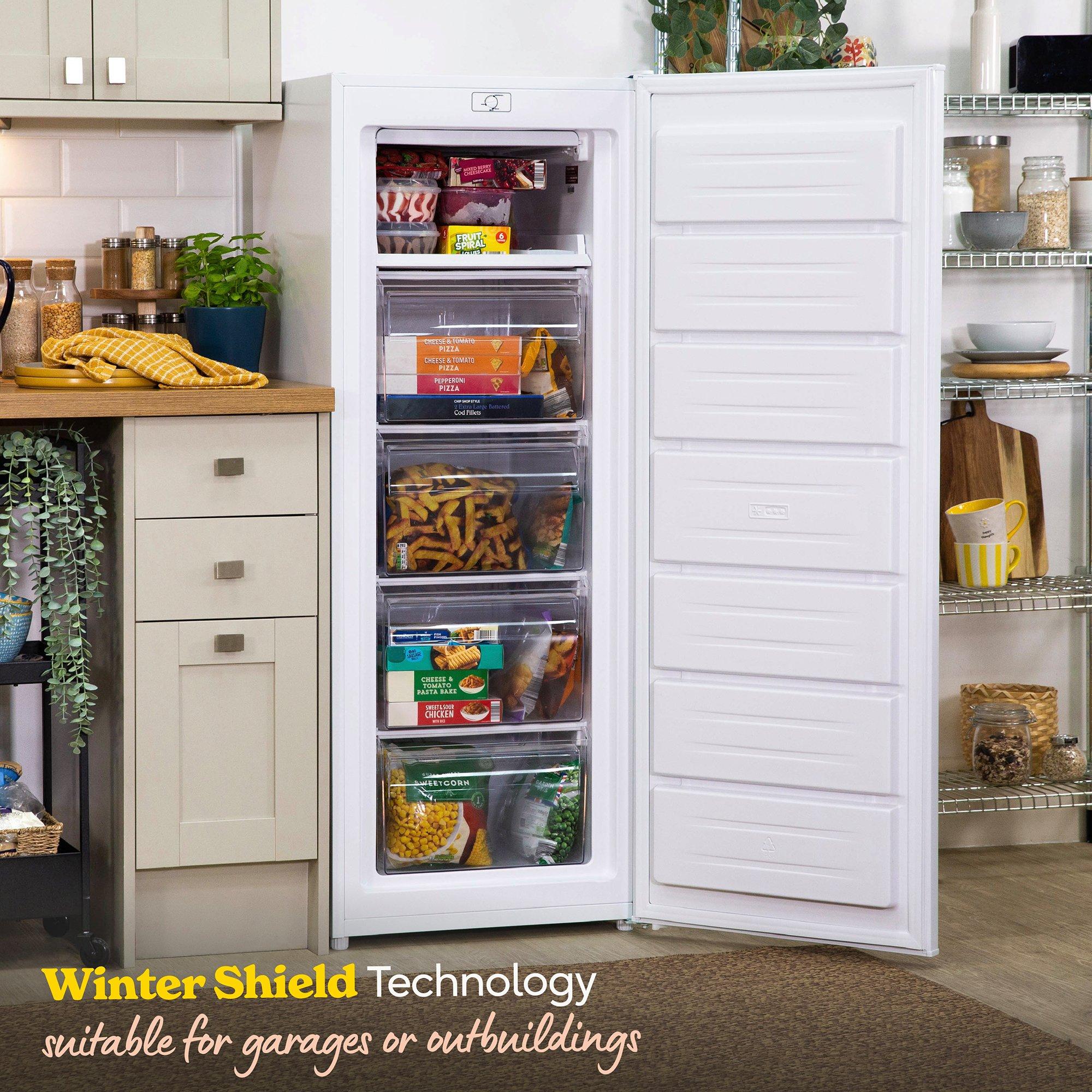 White - Russell Hobbs - RH143FZ552E1W Freestanding Freezer 55cmW White - 8